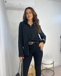 Camisa Preta Cintia