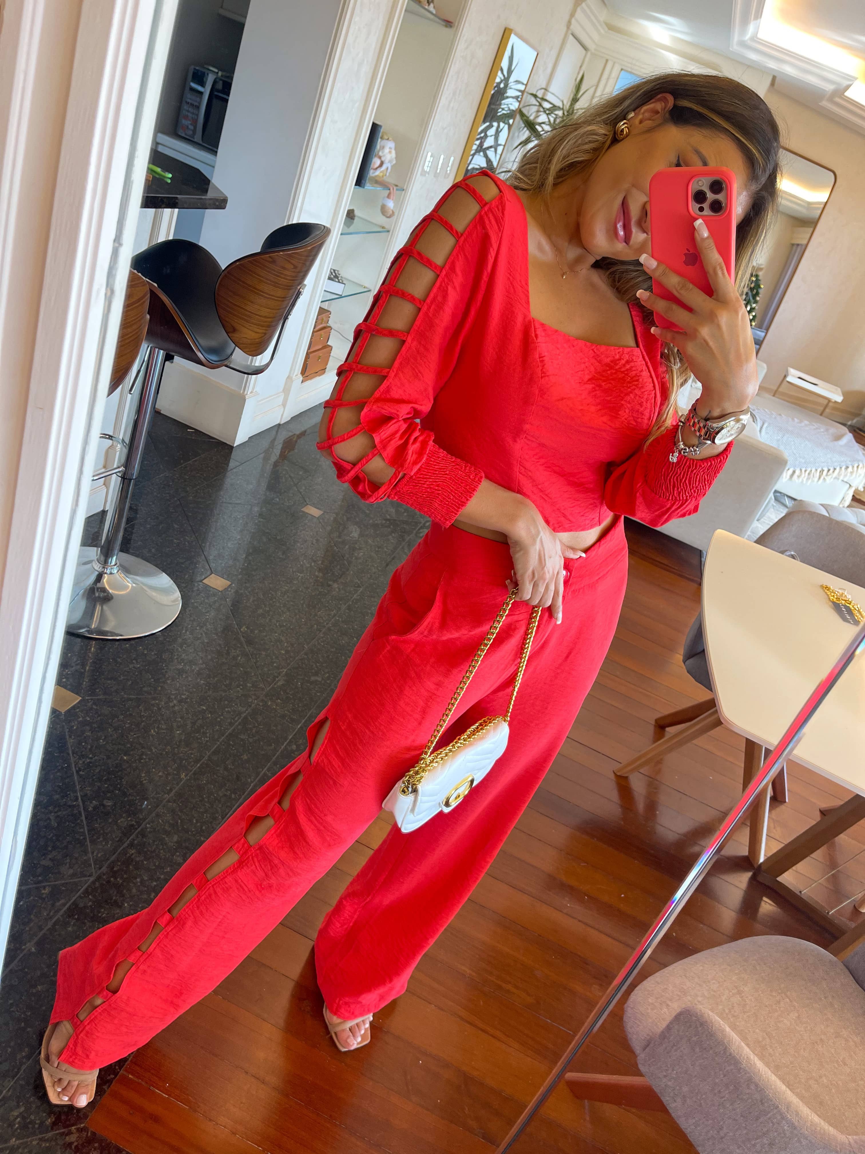 Cropped Alanna Vermelho