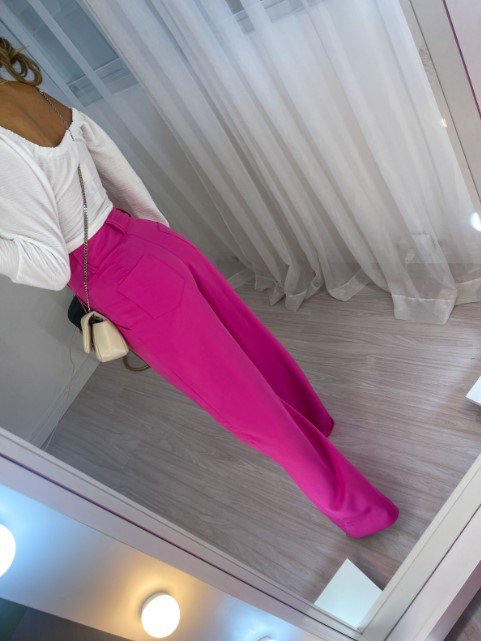 Calça Wide Leg Amanda Rosa