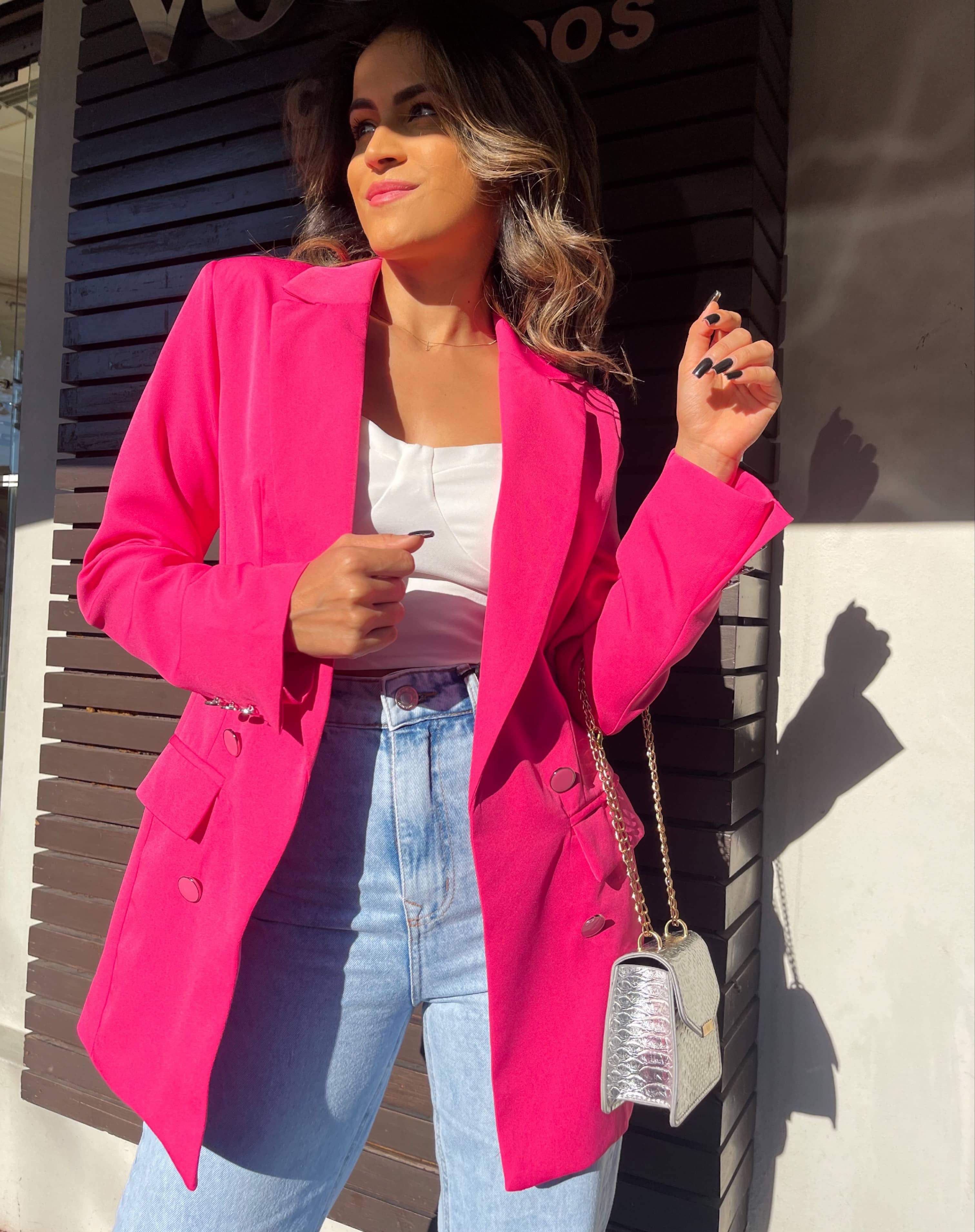 Maxi Blazer Amélia Pink