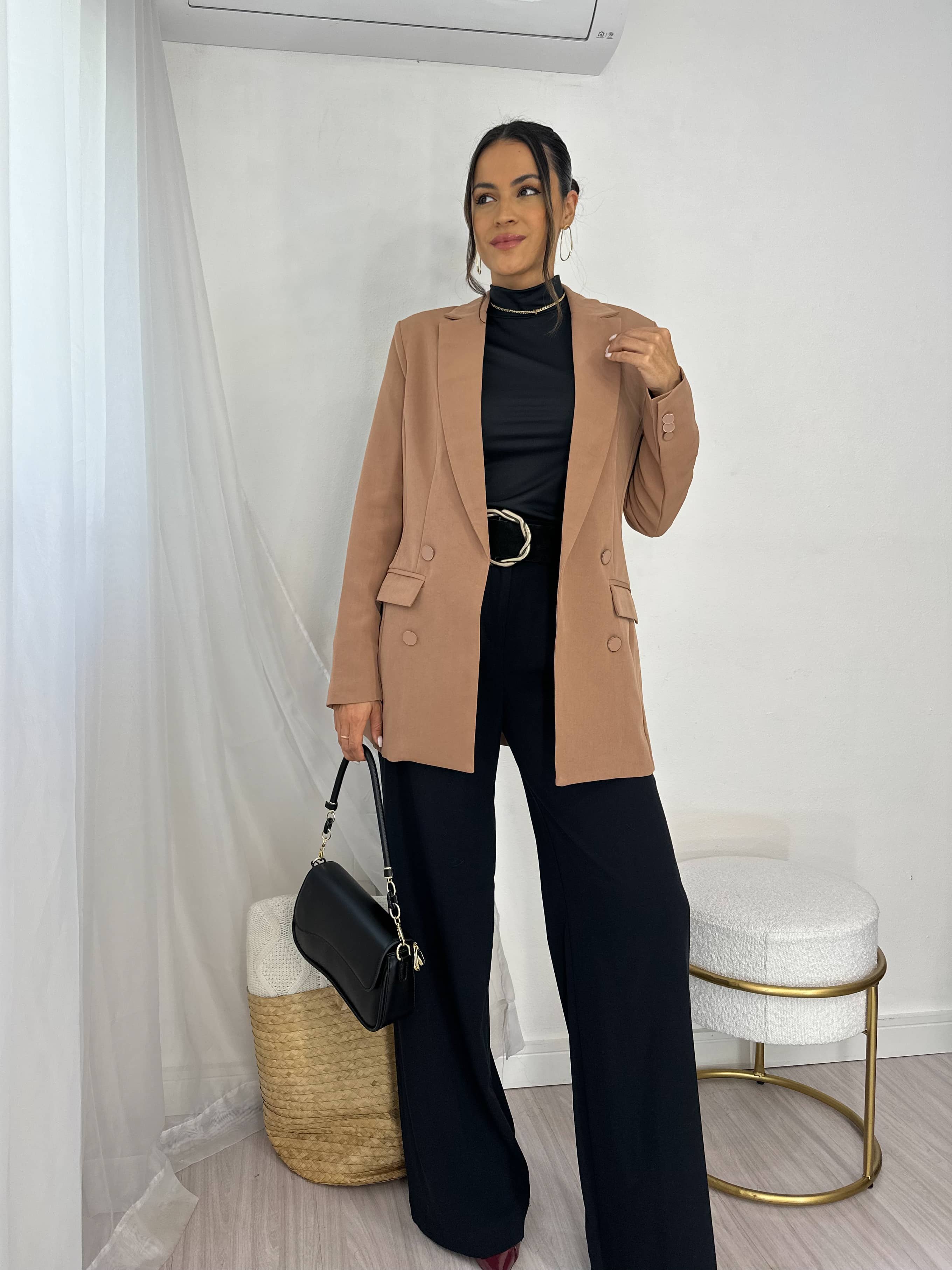 Maxi Blazer Amélia Mocha Mousse