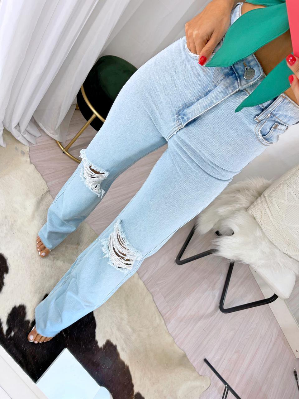 Calça Wide Leg Angel