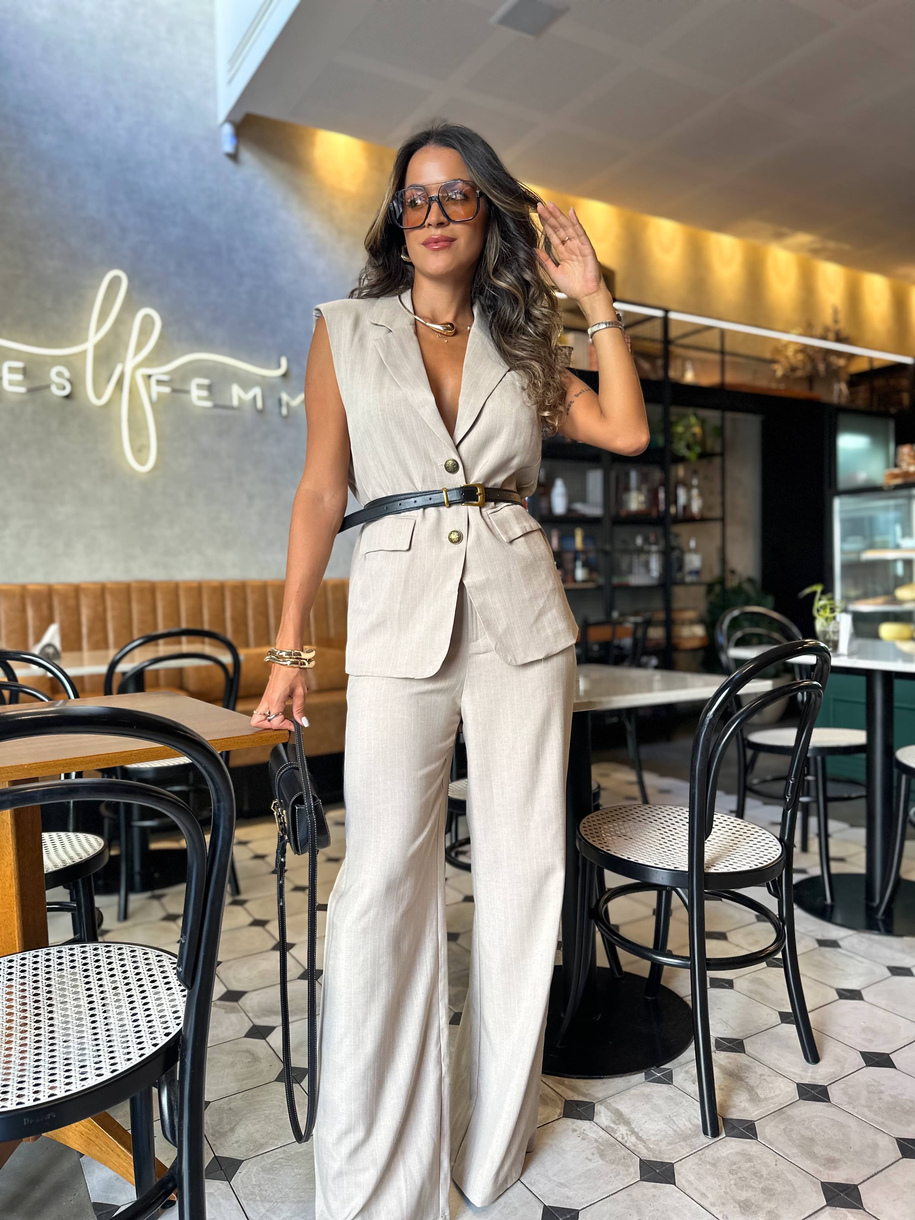 Conjunto Risca de Giz Nude Arys