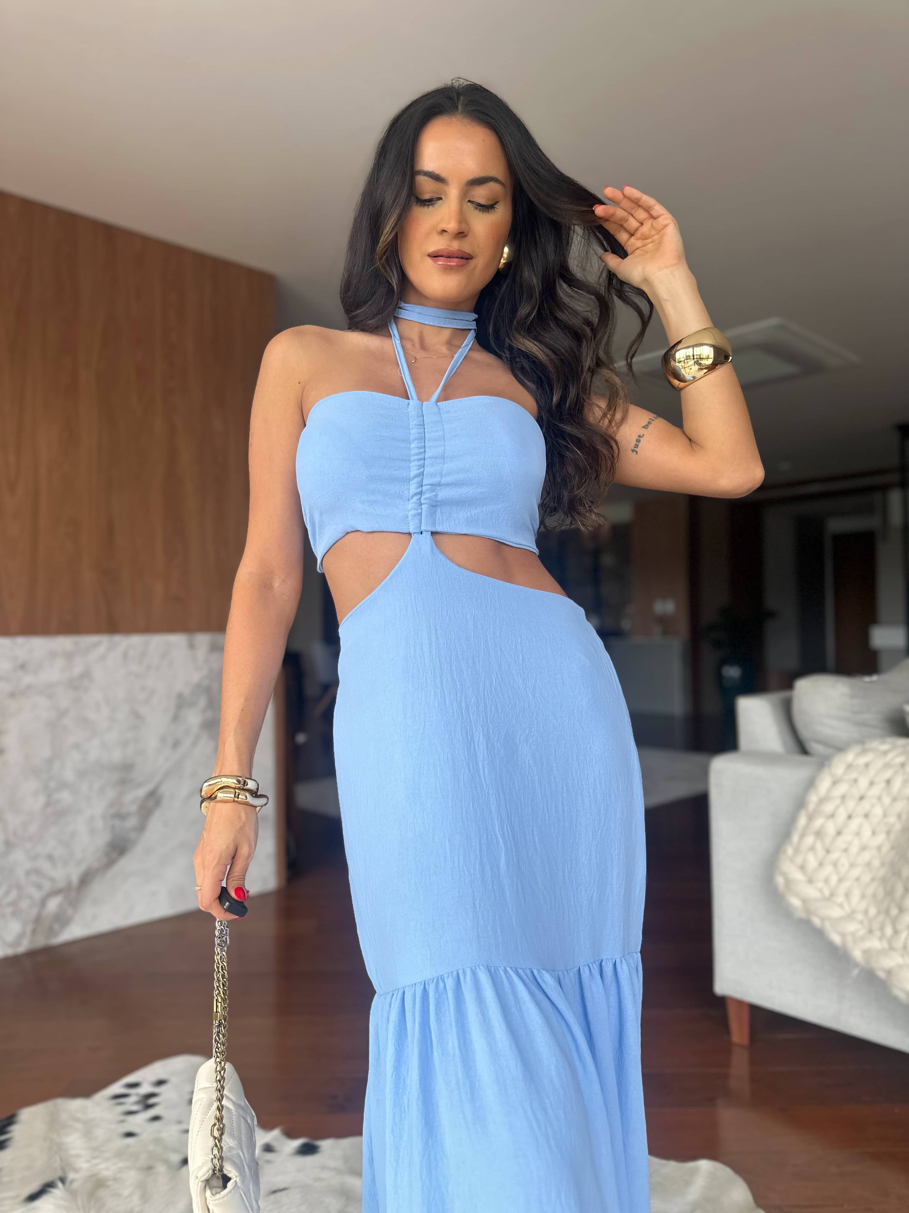 Vestido Azul Lira