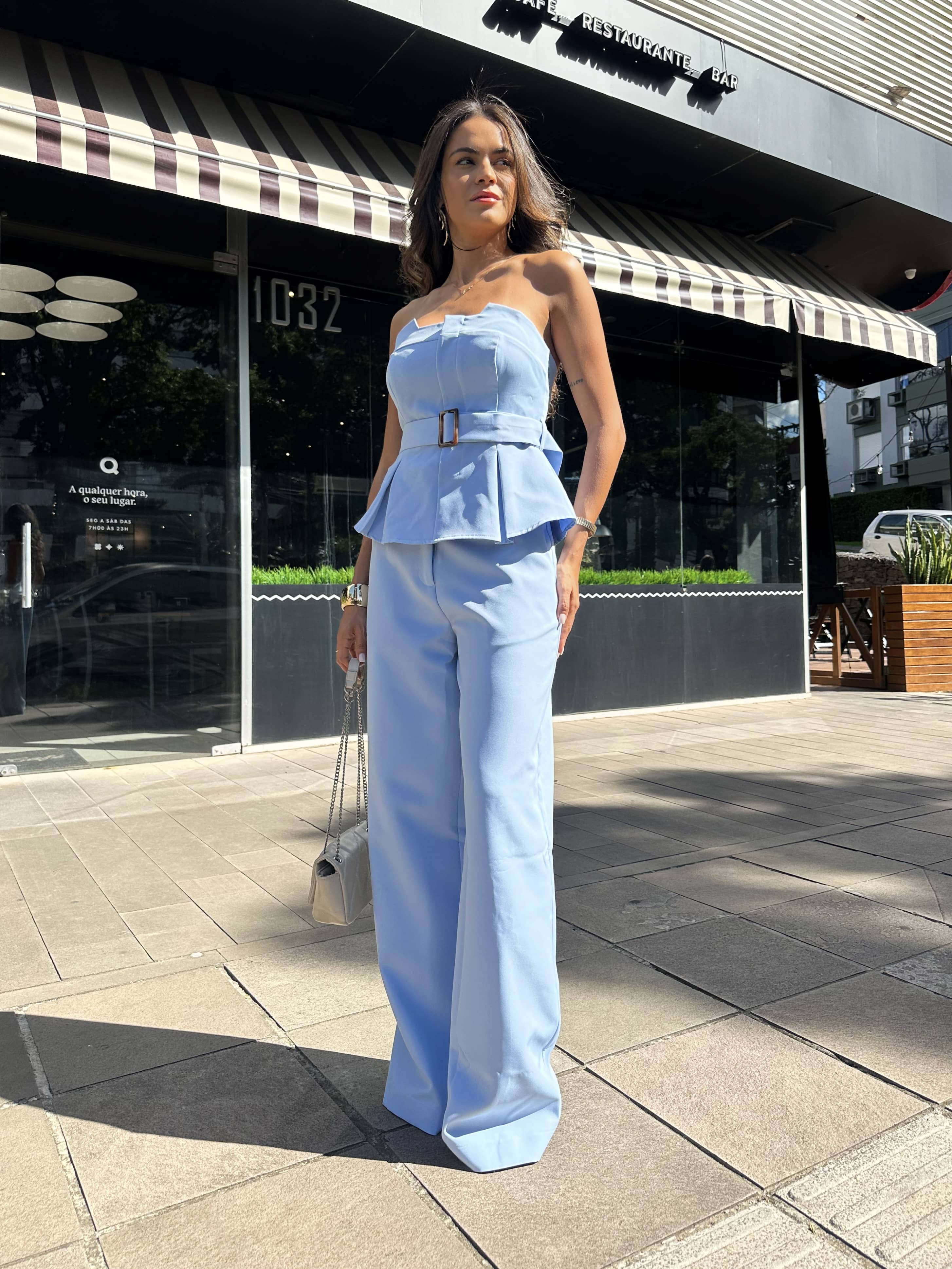 Conjunto Azul Alfaiataria Jacy