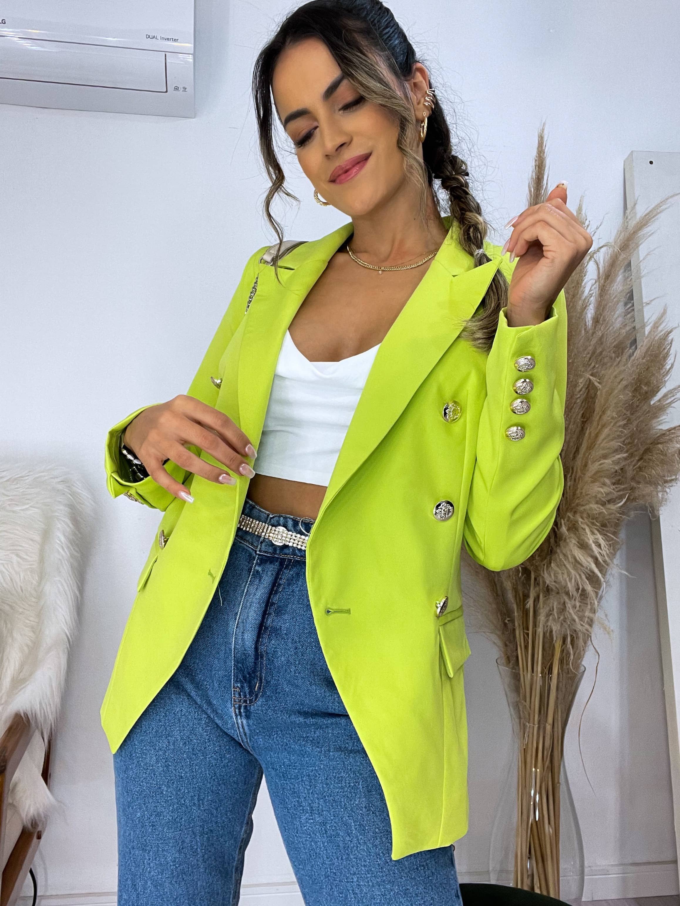 Blazer Inspiração Balmain Lima