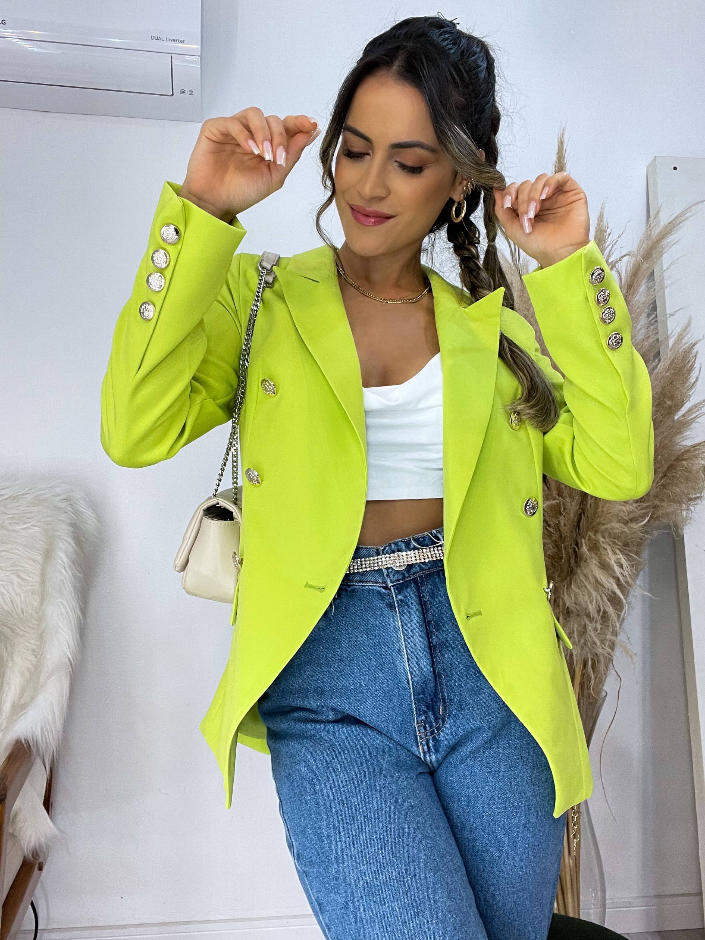 Blazer Inspiração Balmain Lima