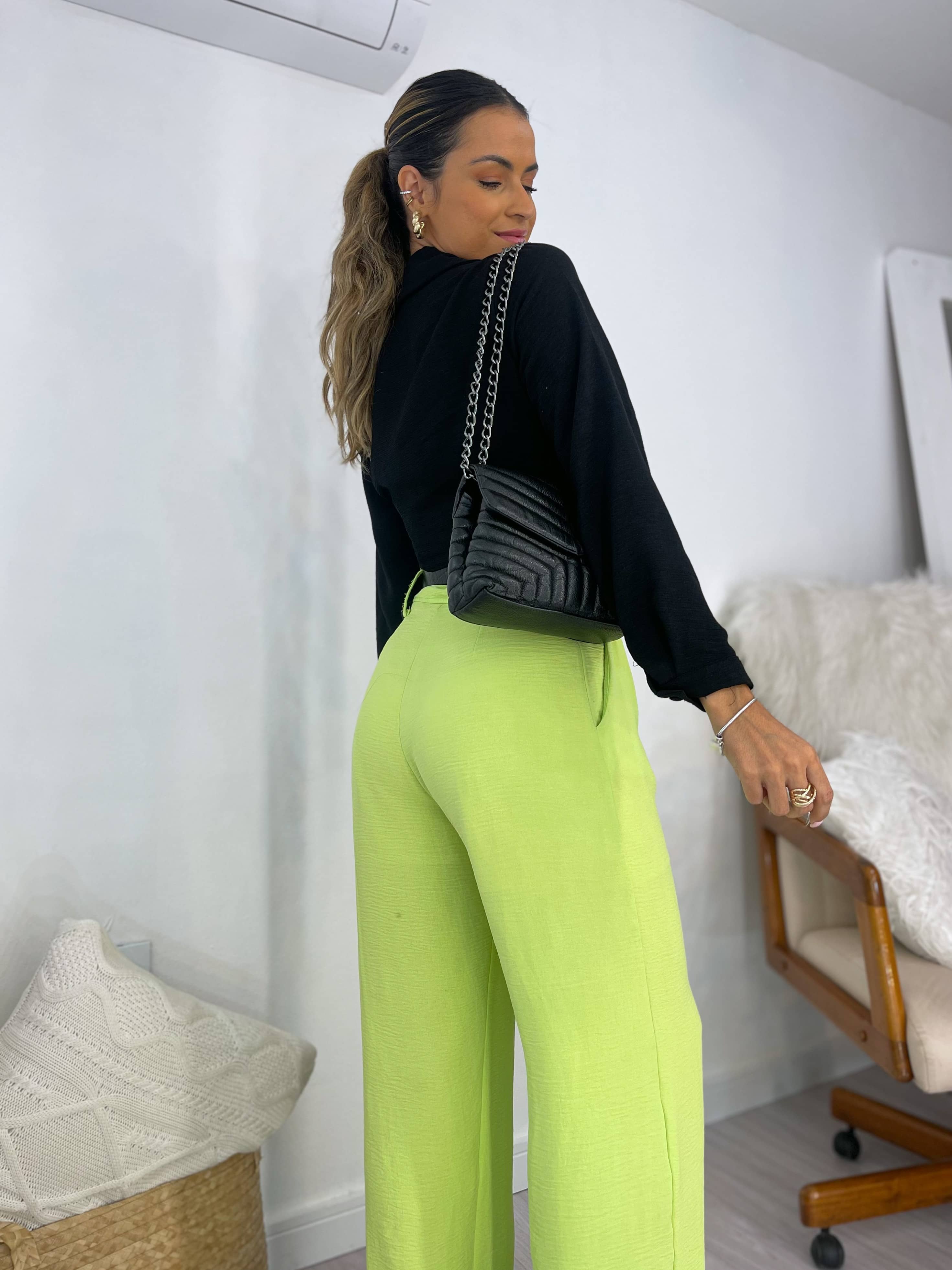 Calça Wide Leg Bárbara Lima