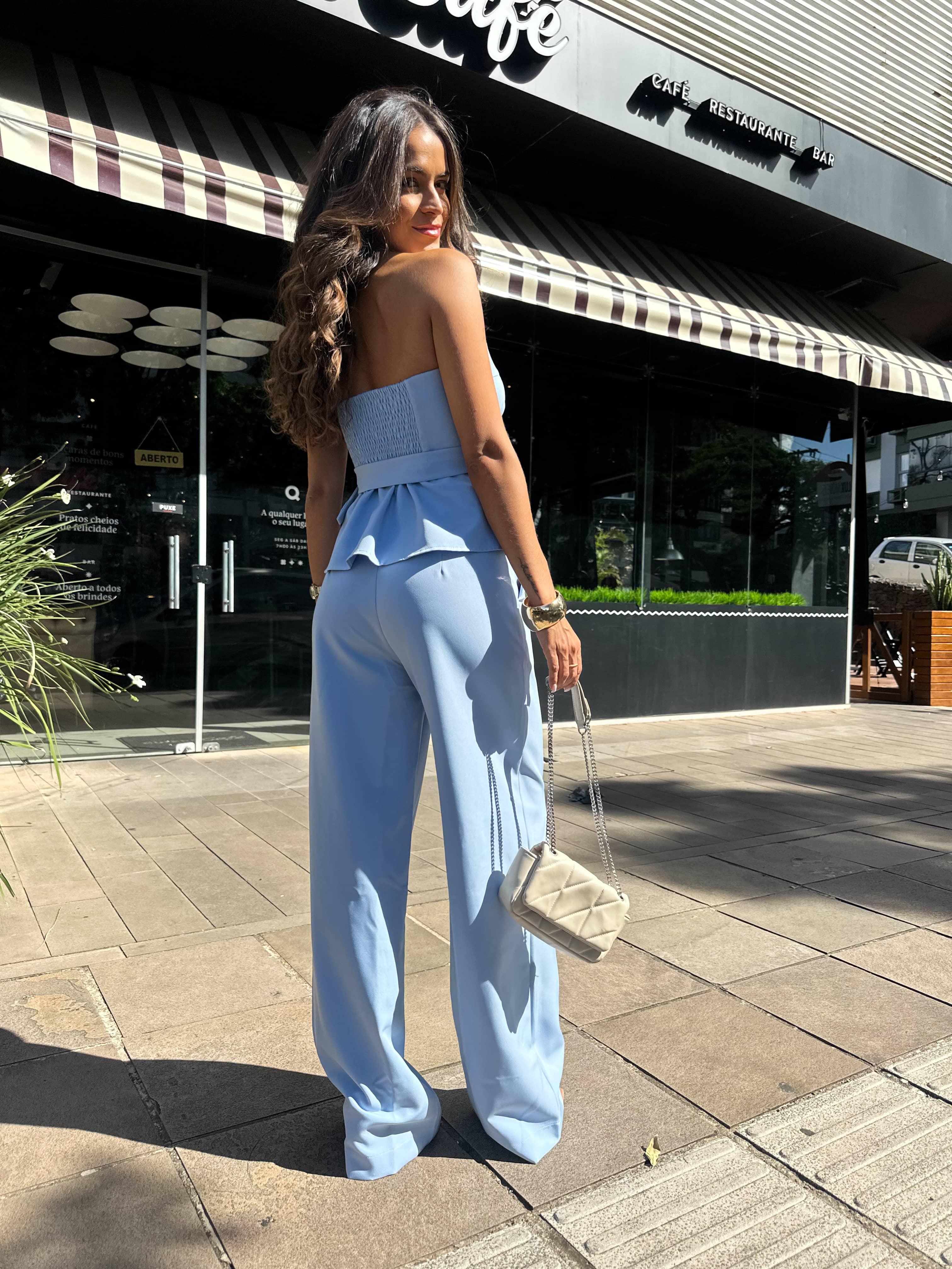 Conjunto Azul Alfaiataria Jacy