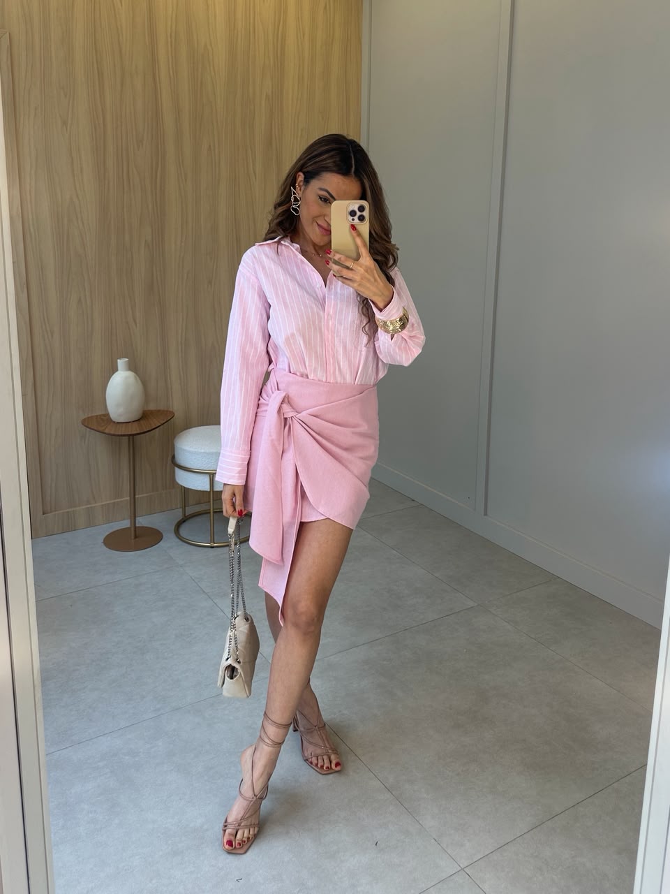 Short Saia Rosa Jeiza