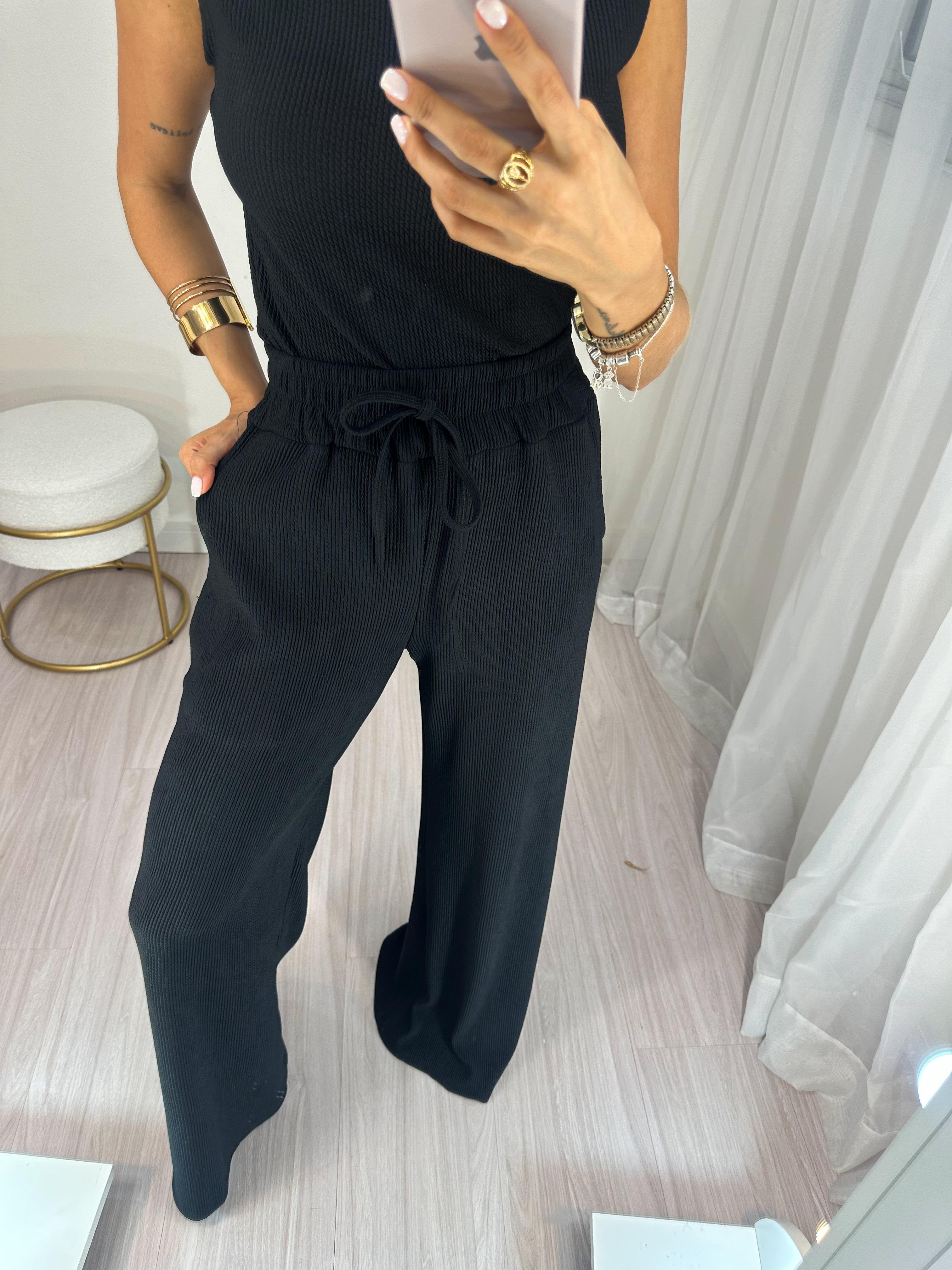Conjunto Regata Preto Bella