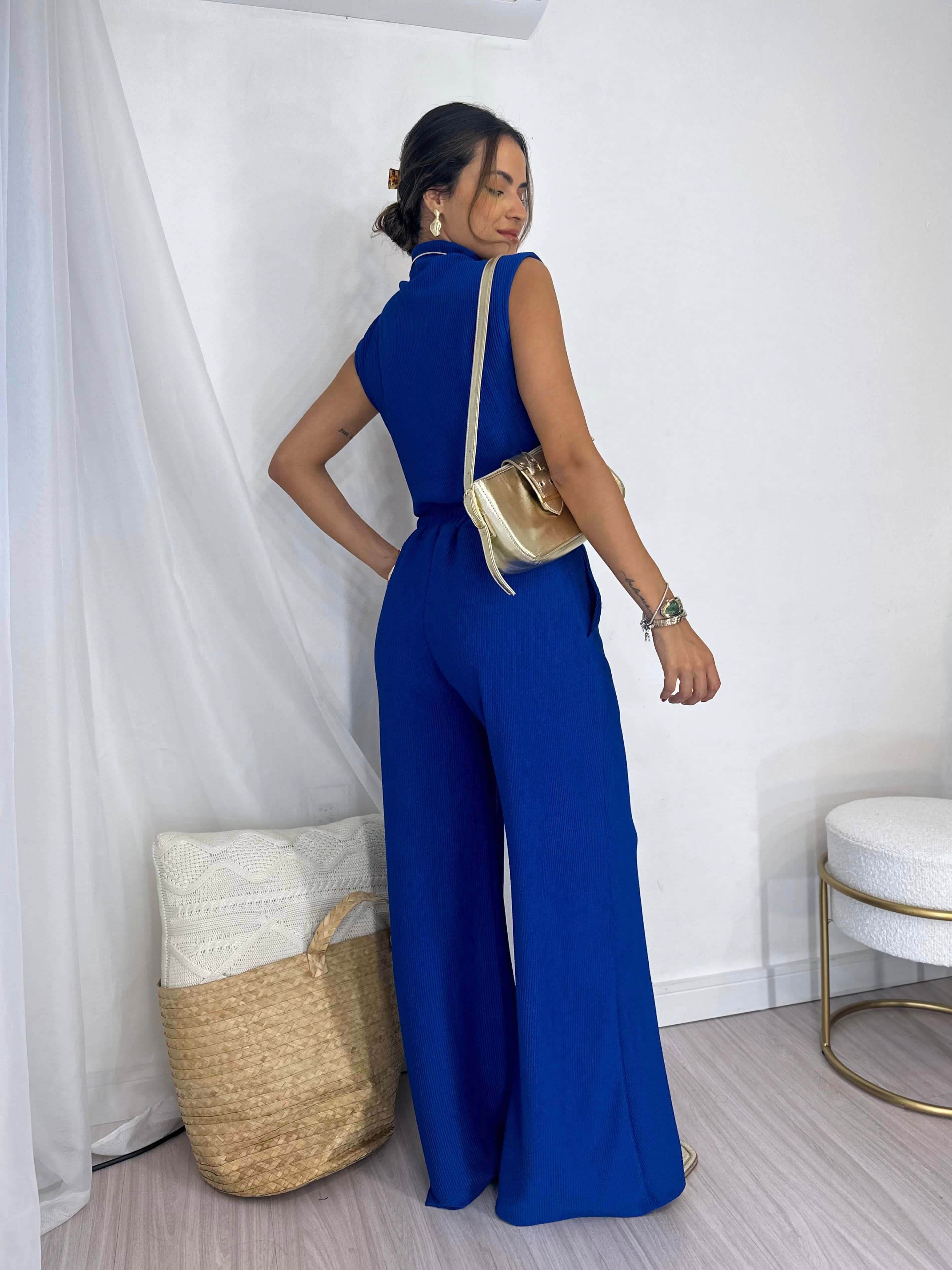 Conjunto Regata Azul Bic Bella