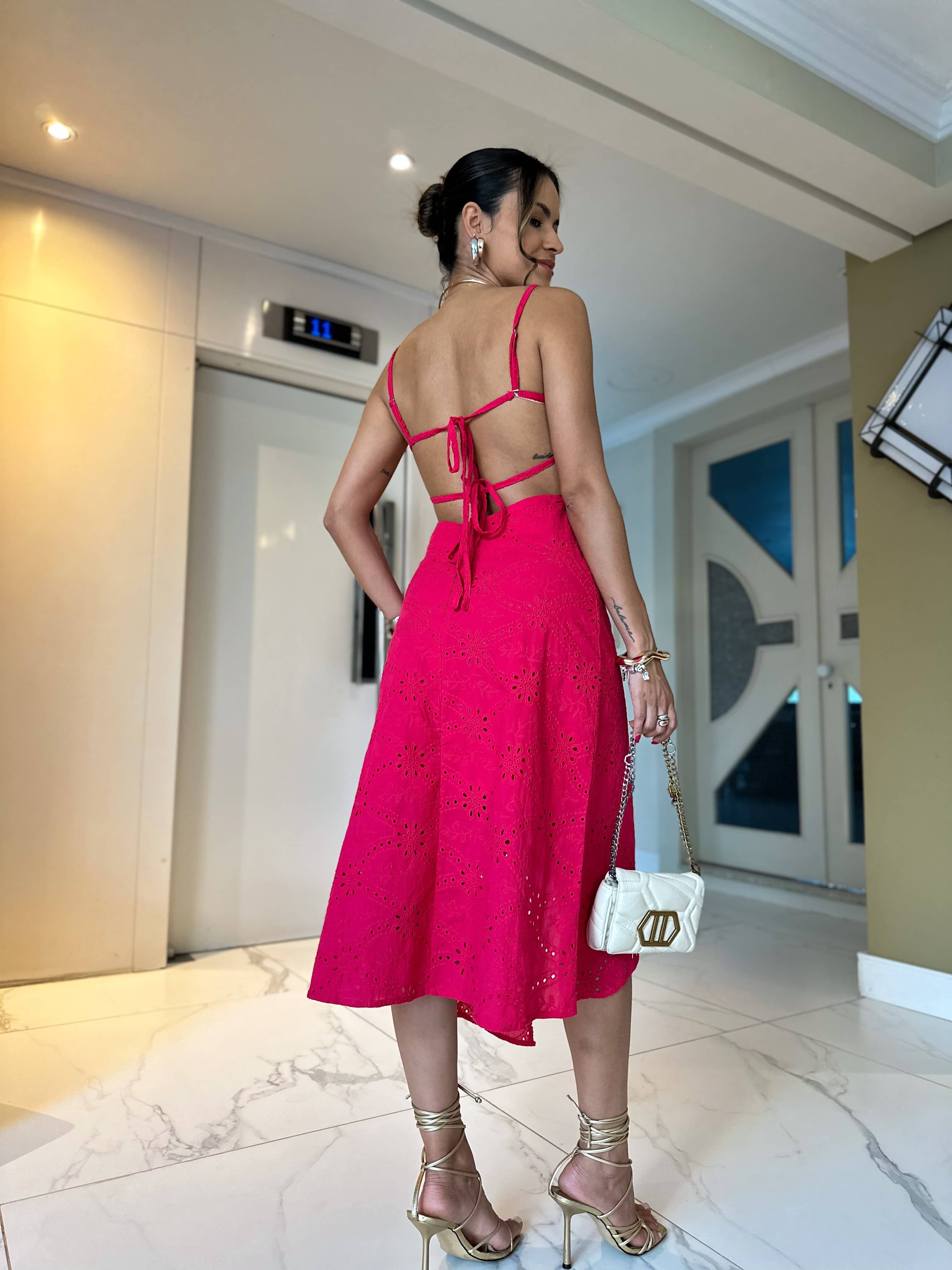 Vestido Midi Pink Bety