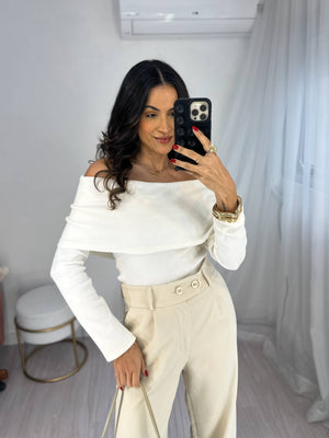 Blusa Ombro a Ombro Off Bourn