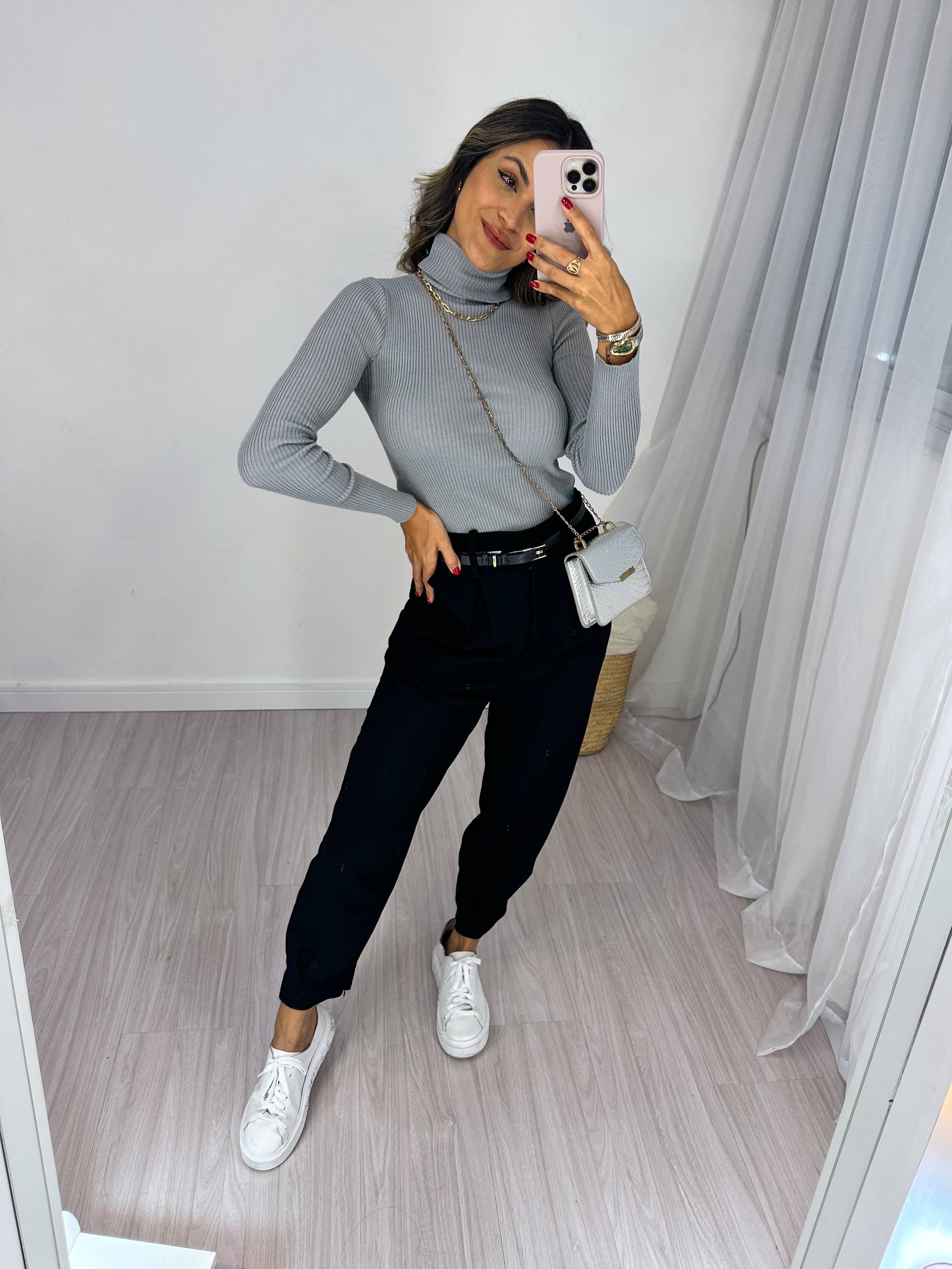 Cacharrel Modal Brenda Cinza