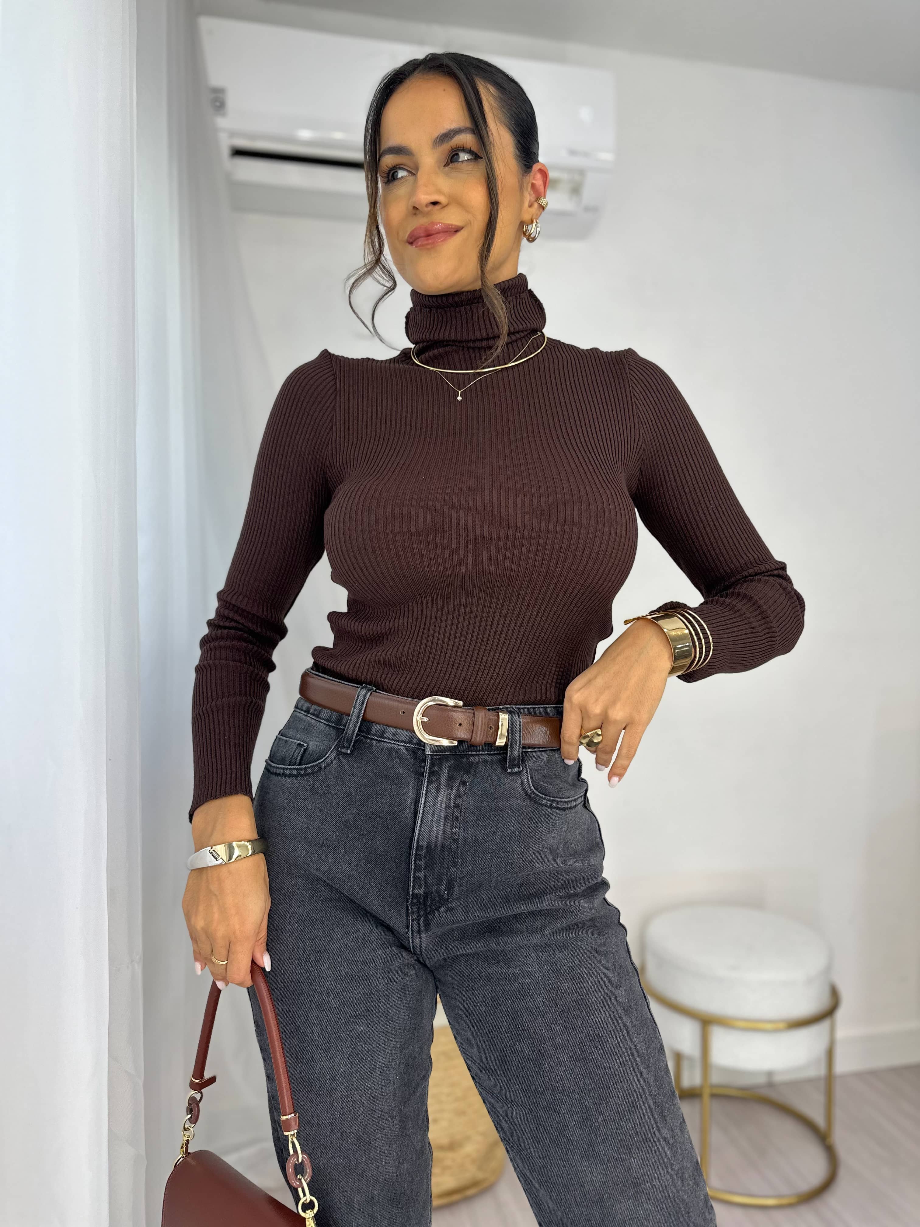 Cacharrel Modal Brenda Marrom