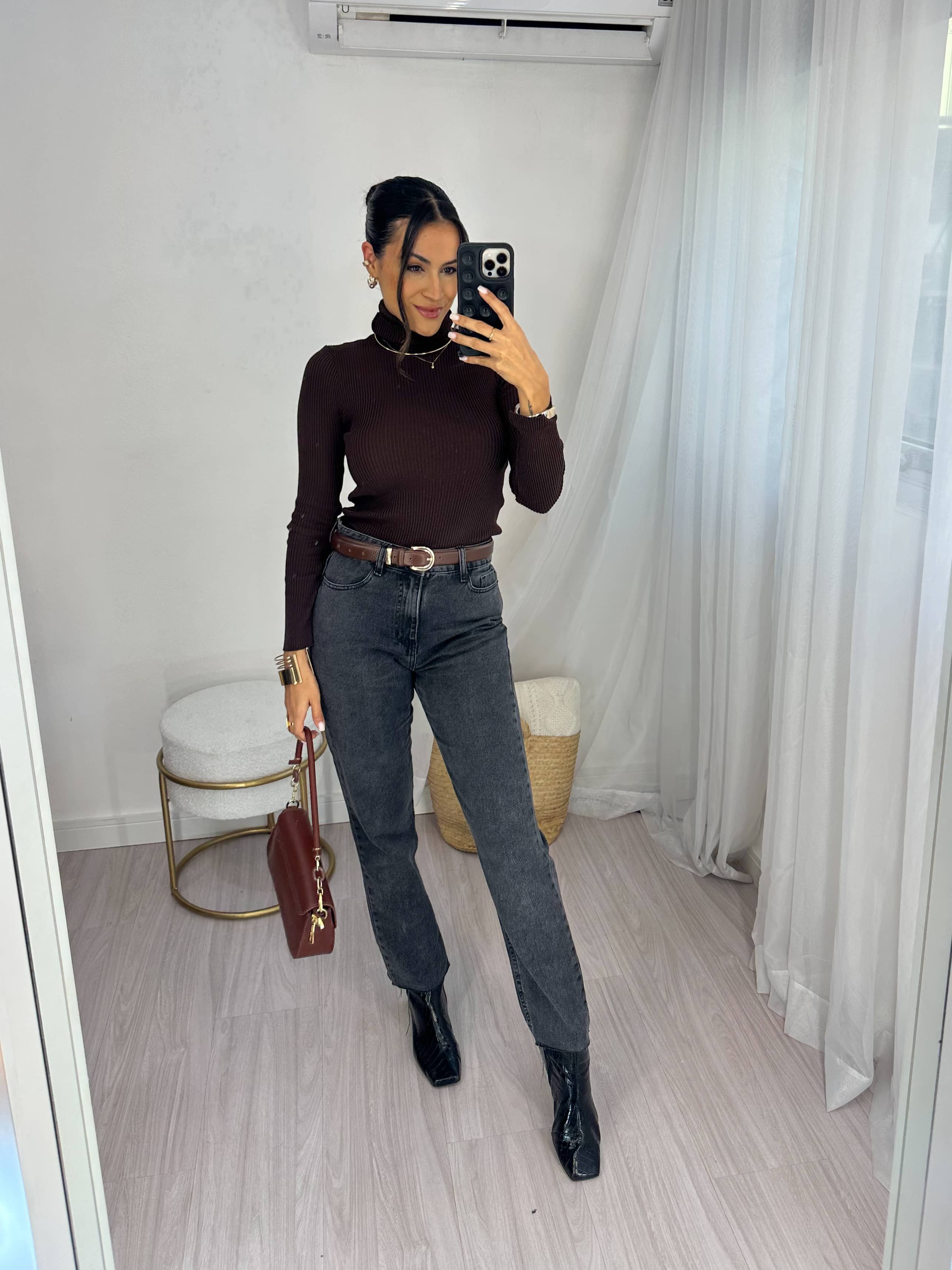Cacharrel Modal Brenda Marrom