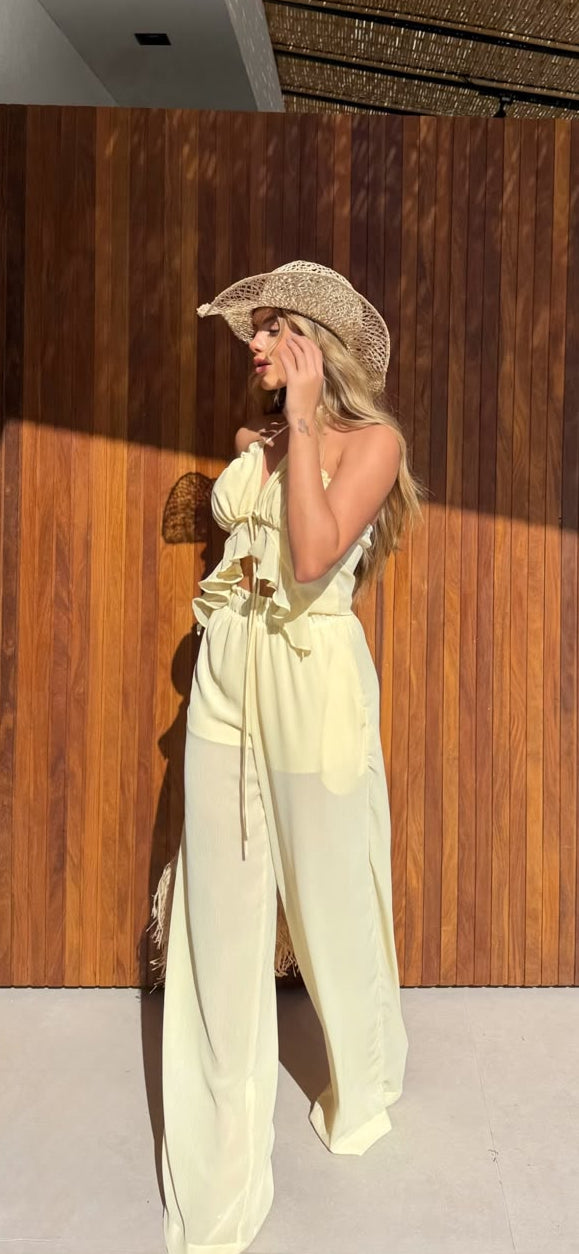 Conjunto Amarelo Heloisa