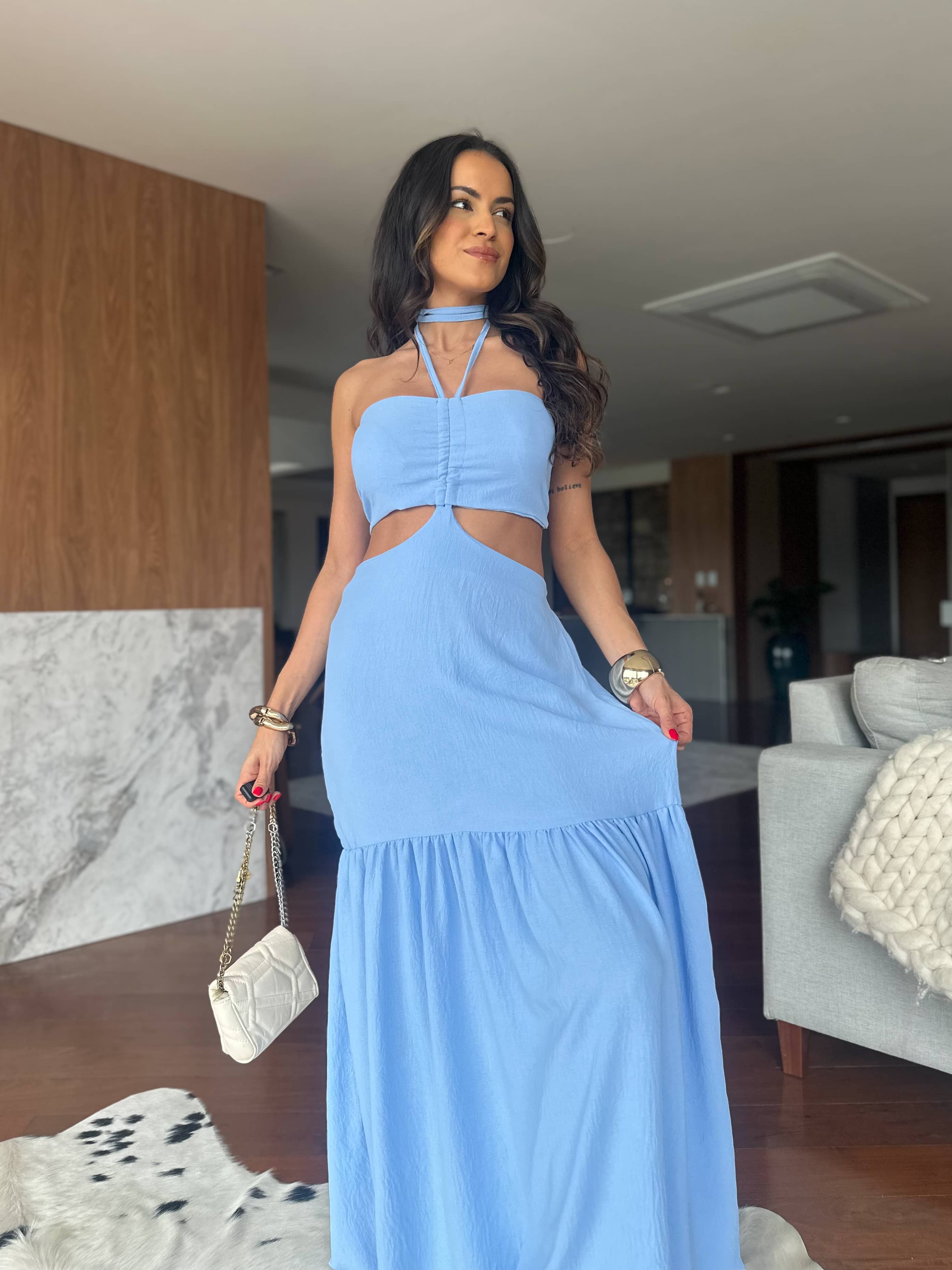 Vestido Azul Lira