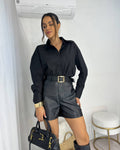 Short Corino Preto Lezya