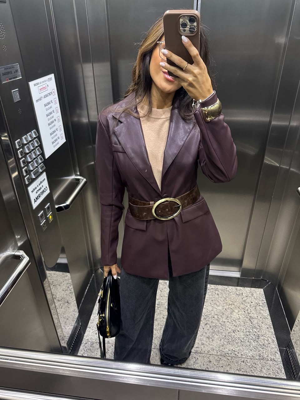 Blazer Corino Vinho Jany