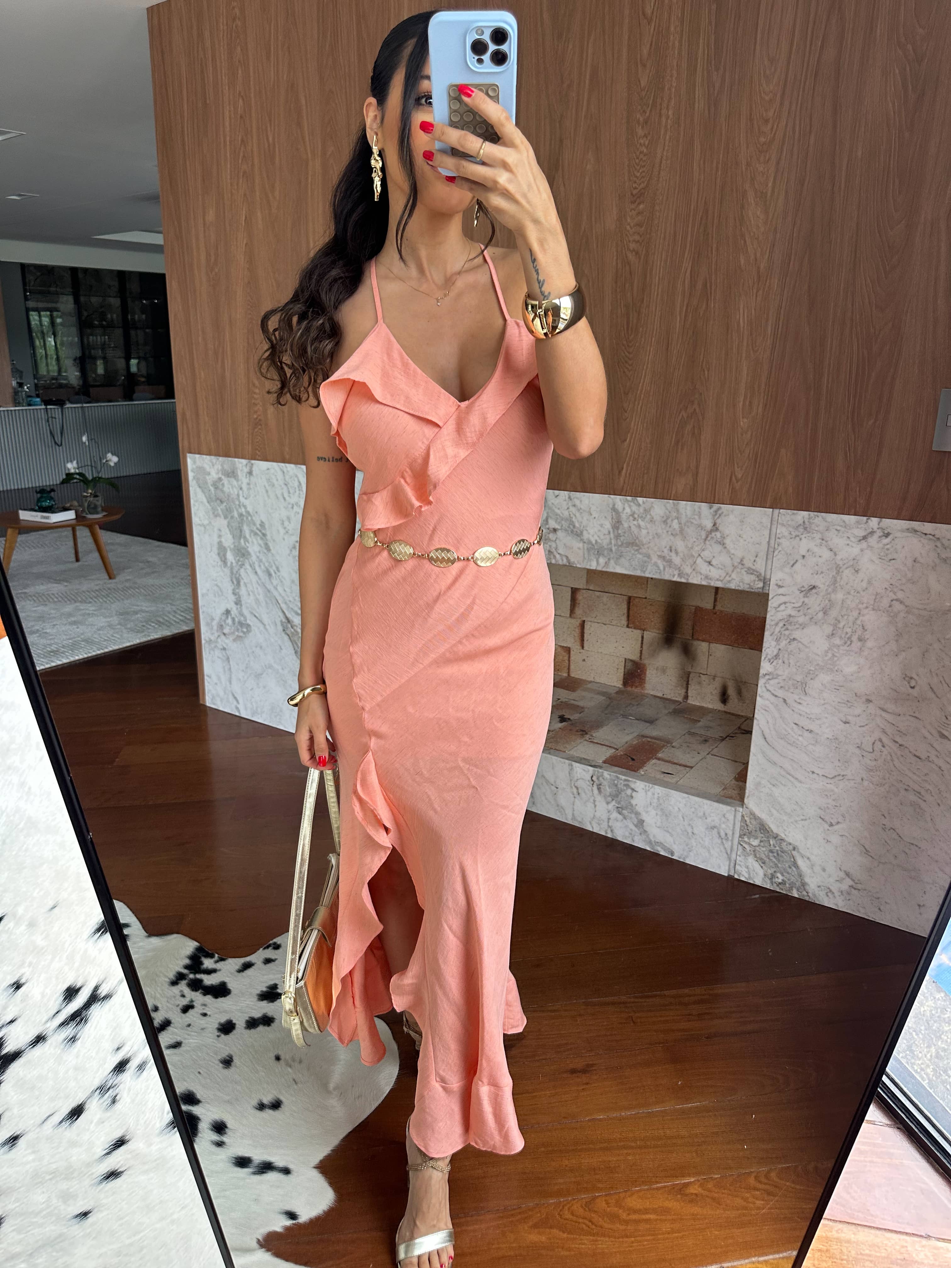 Vestido Midi Coral Maite