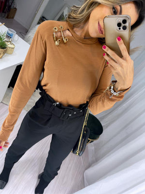 Blusa Ceci Caramelo