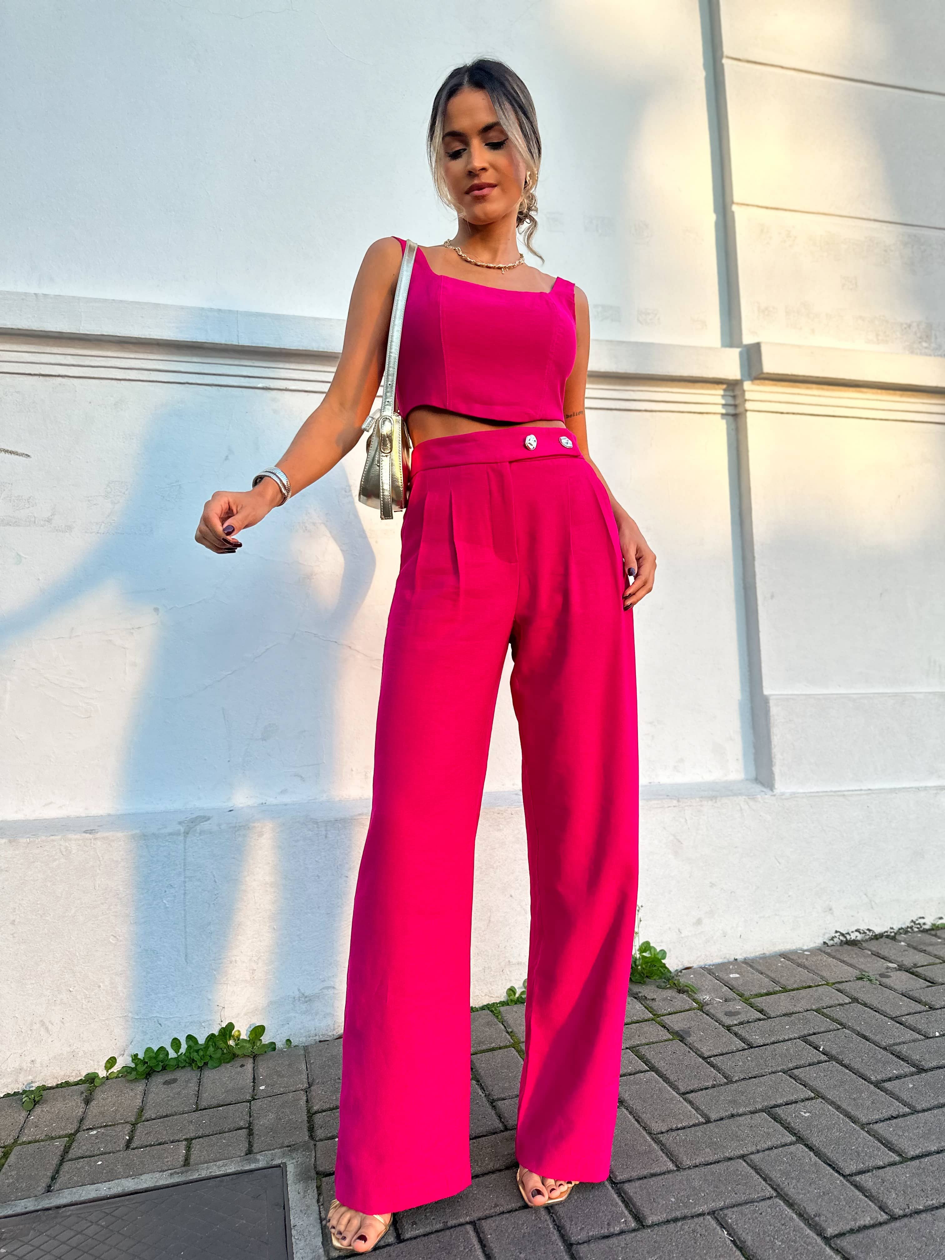 Cropped Cereja Shelby