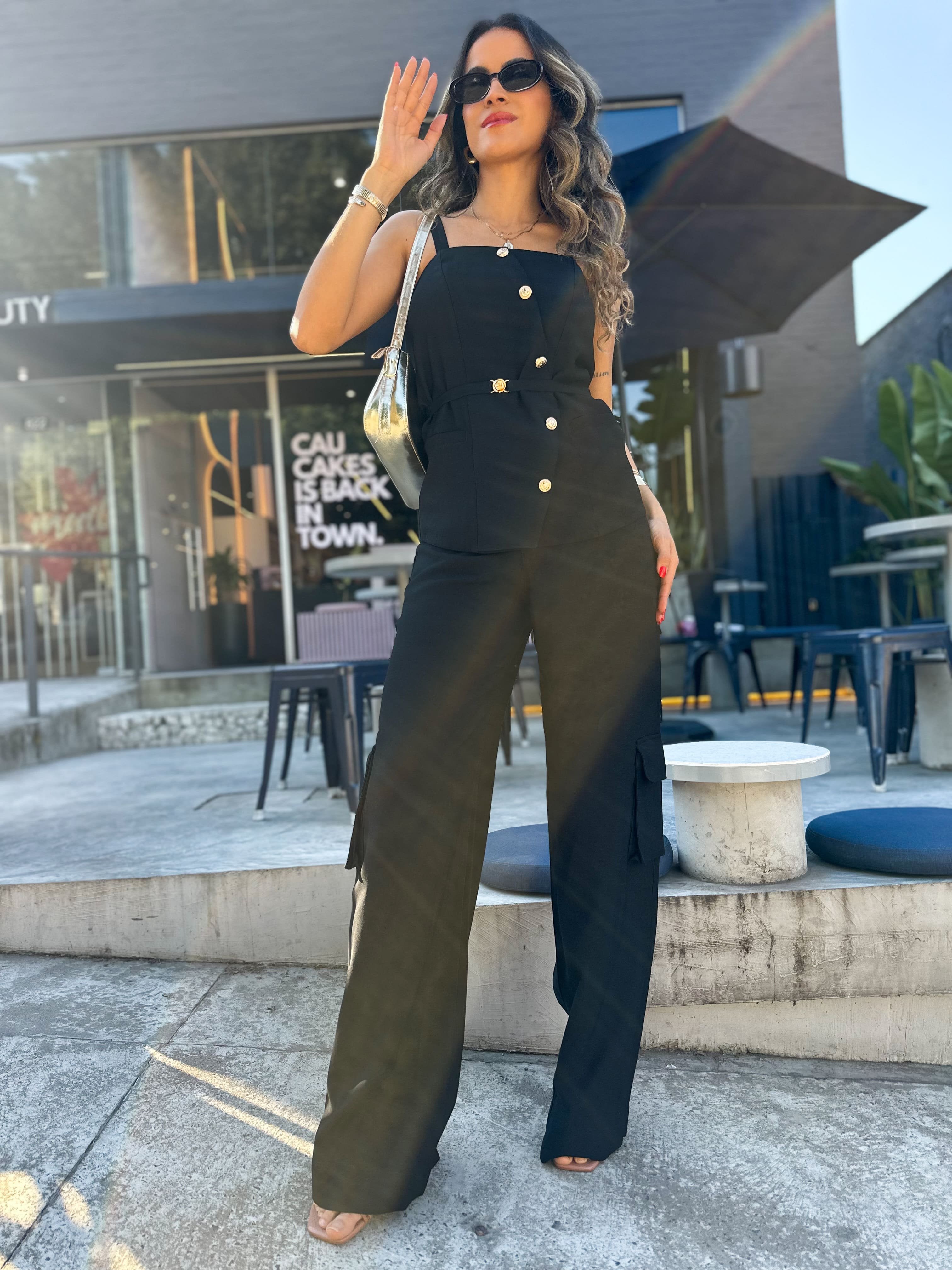 Conjunto Alfaiataria Preto Daily