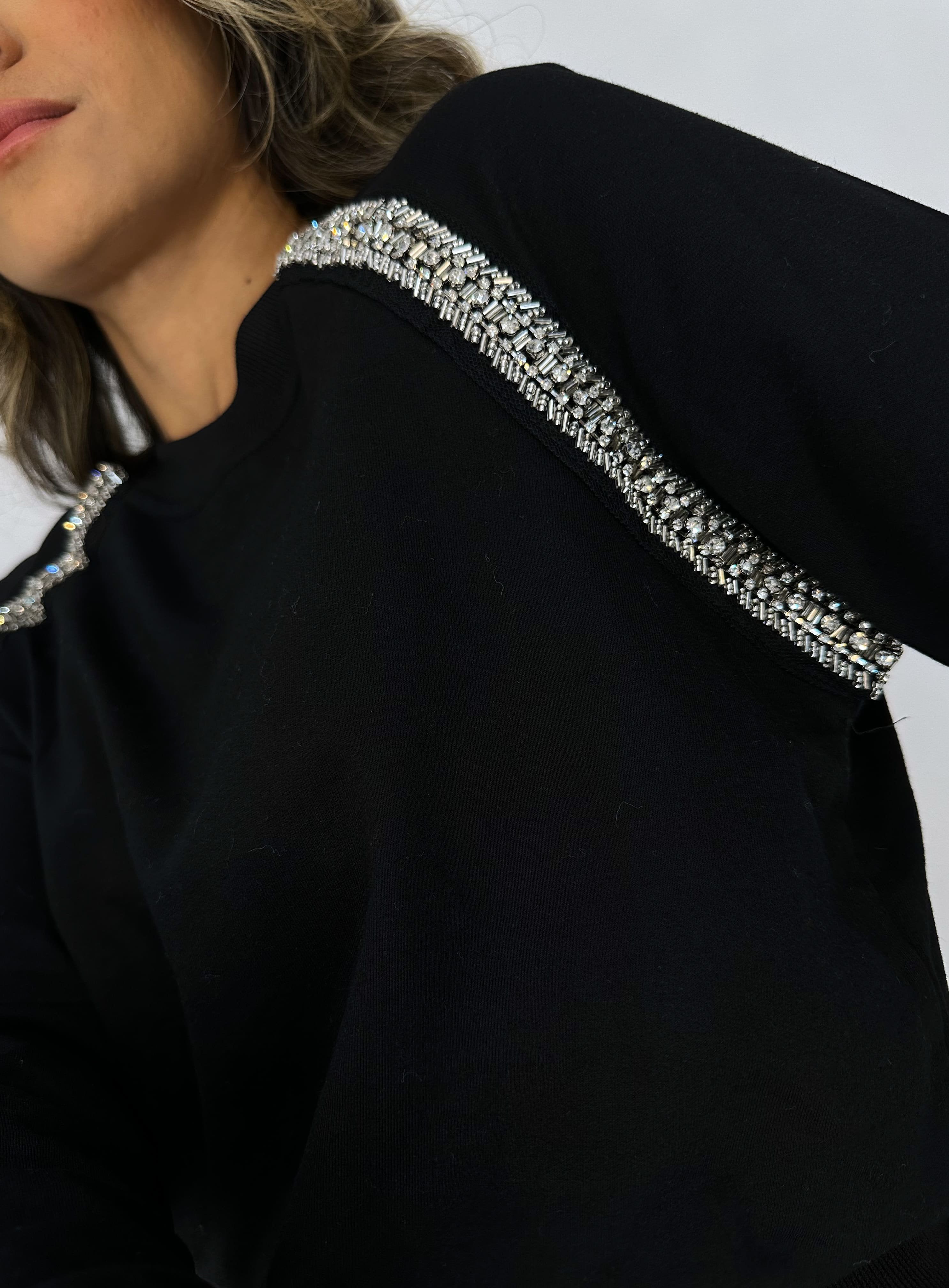 Conjunto Moletom Preto Daya