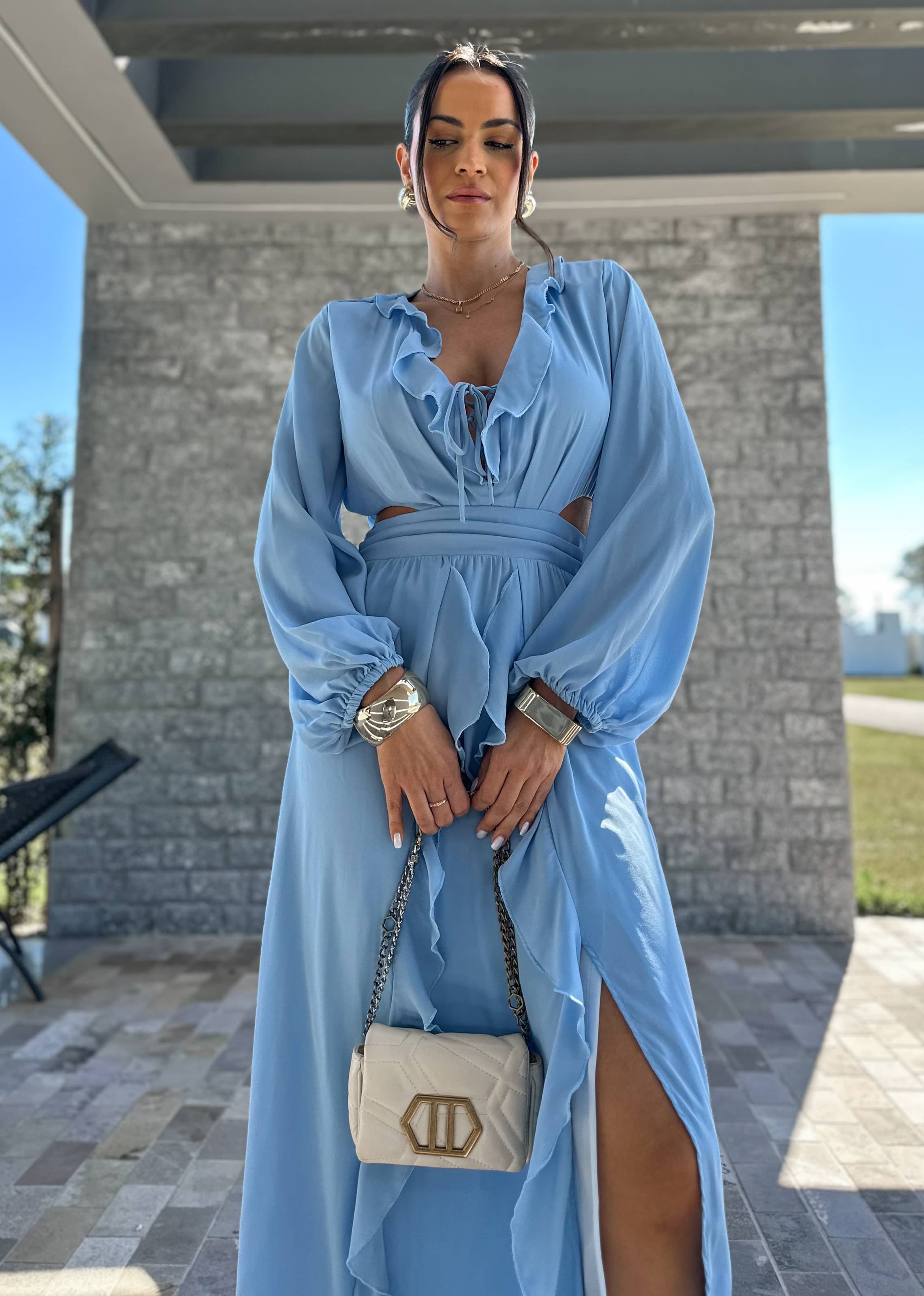 Vestido Azul Shan
