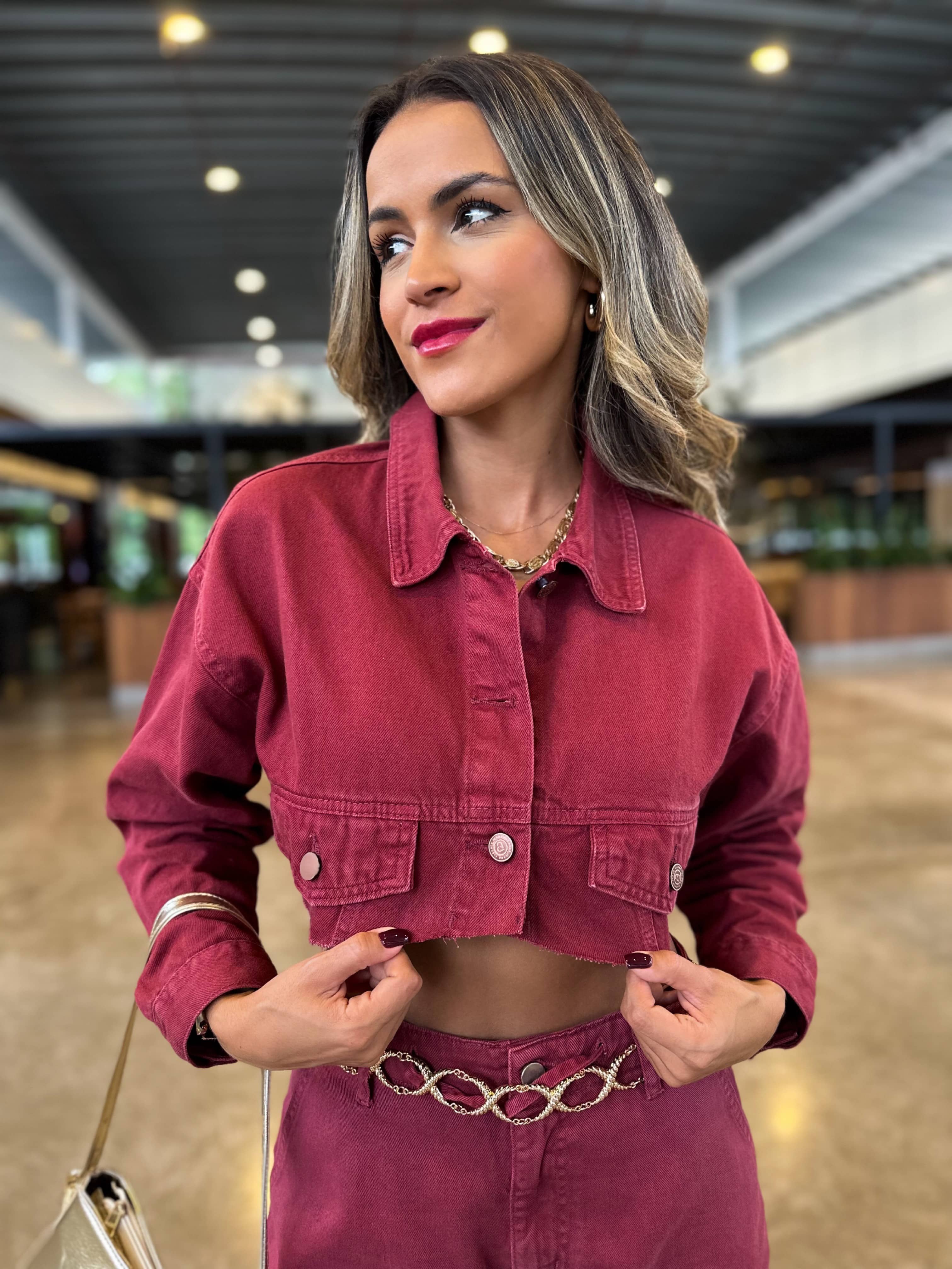 Calça Parashoot Cereja Donna