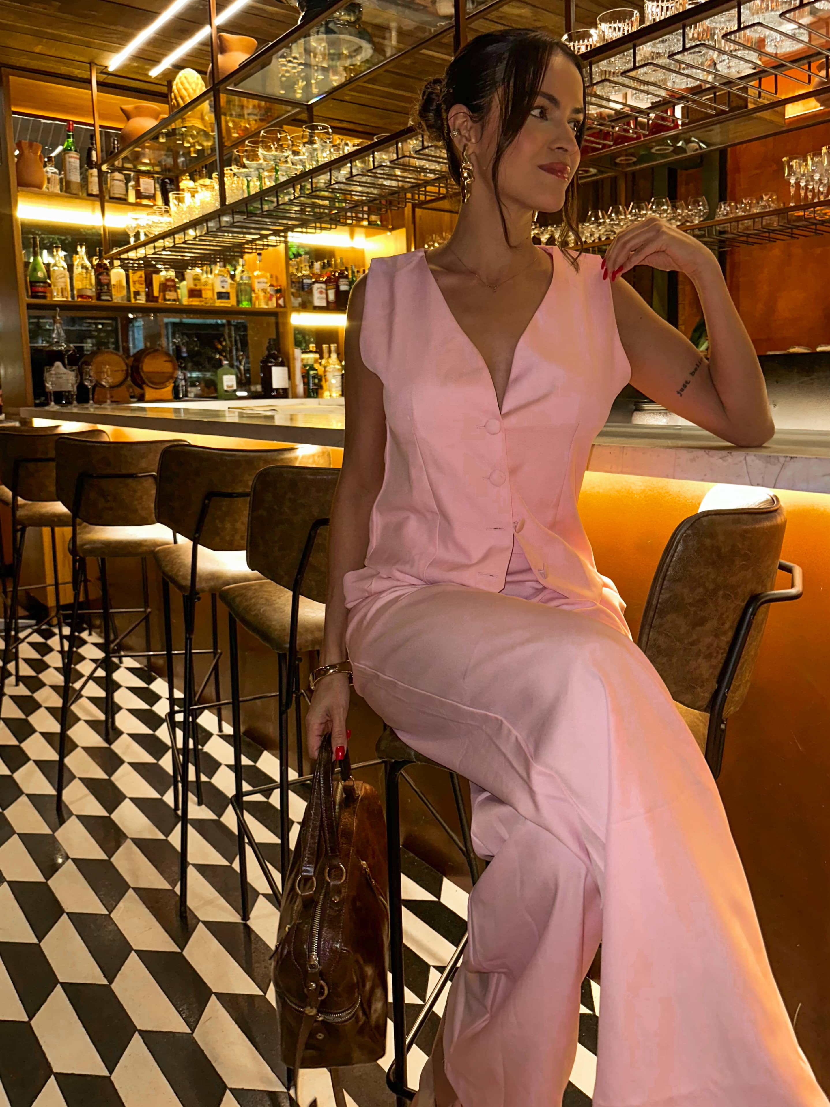 Conjunto Alfaiataria Rosa Isabel