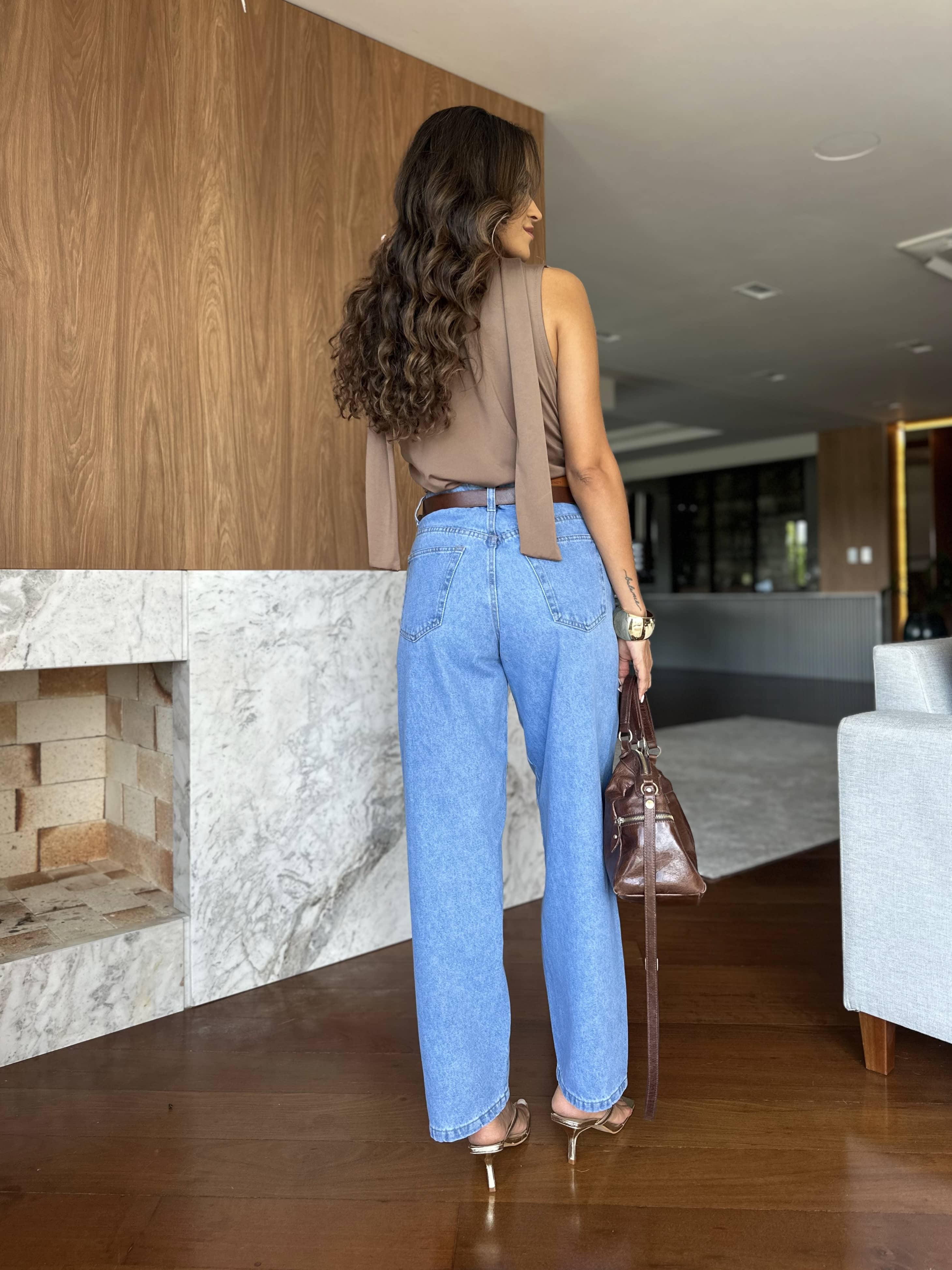 Calça Barrel Jeans Lyra