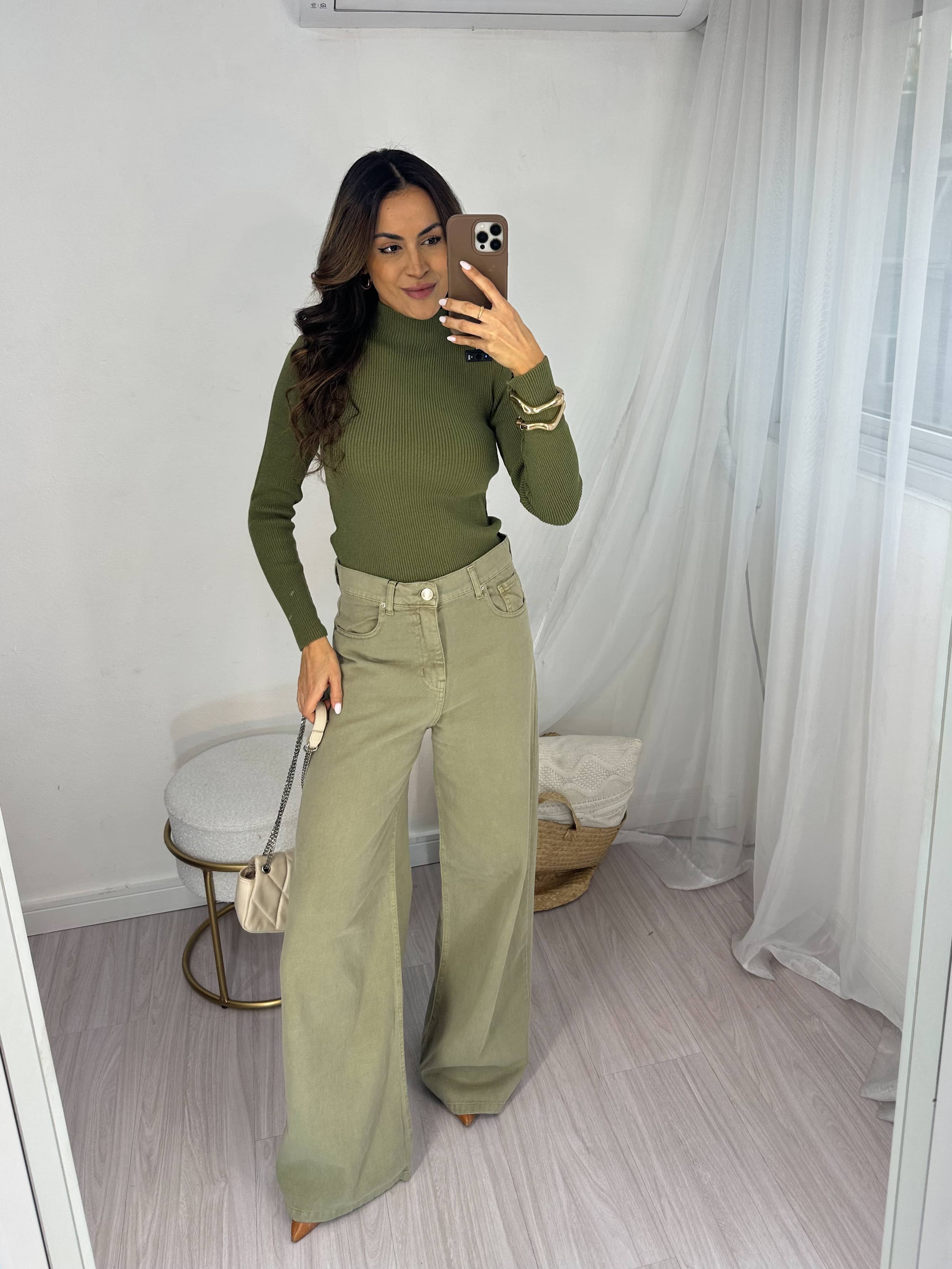 Blusa Modal Verde Mina