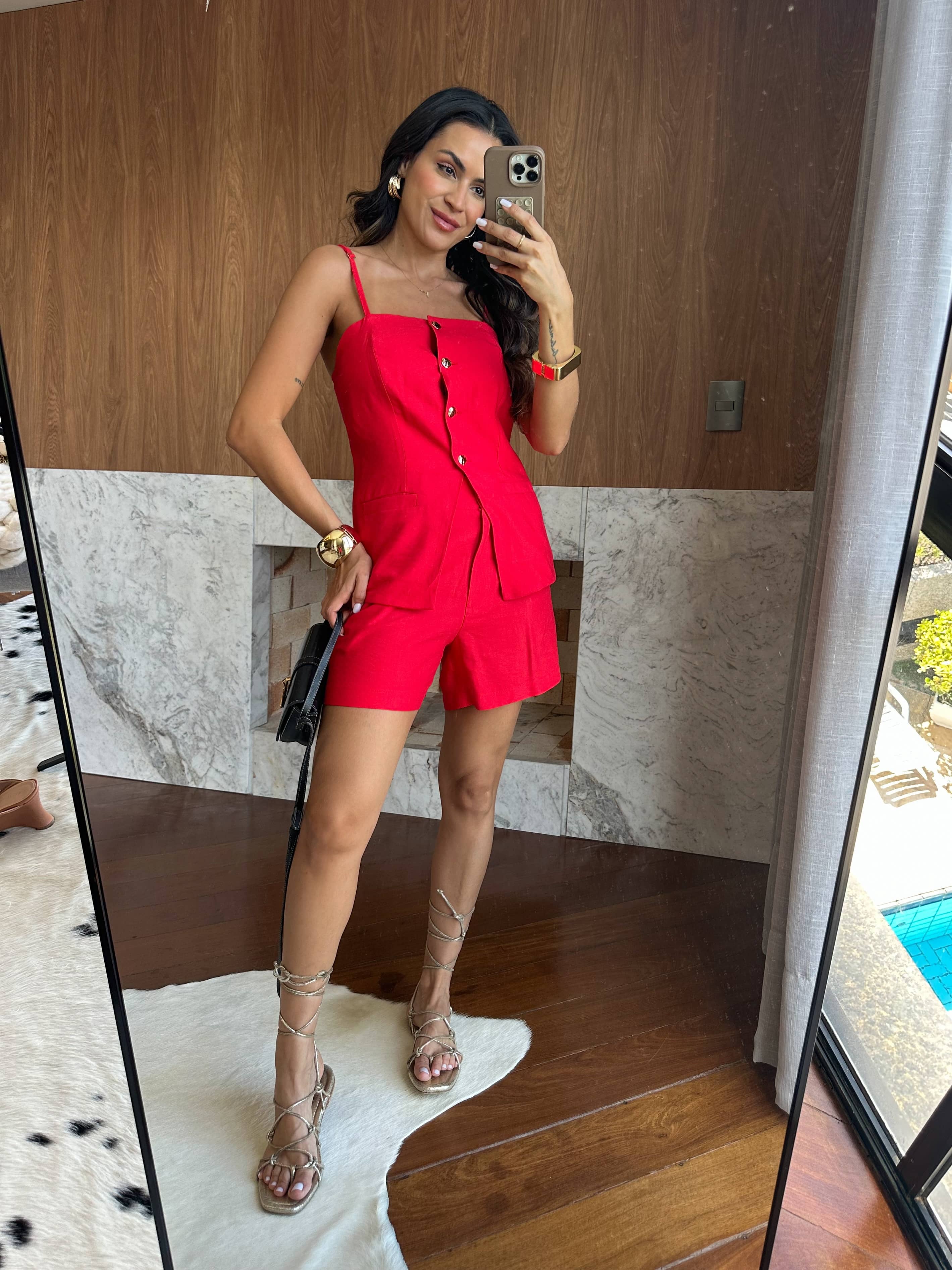 Conjunto Vermelho Karen