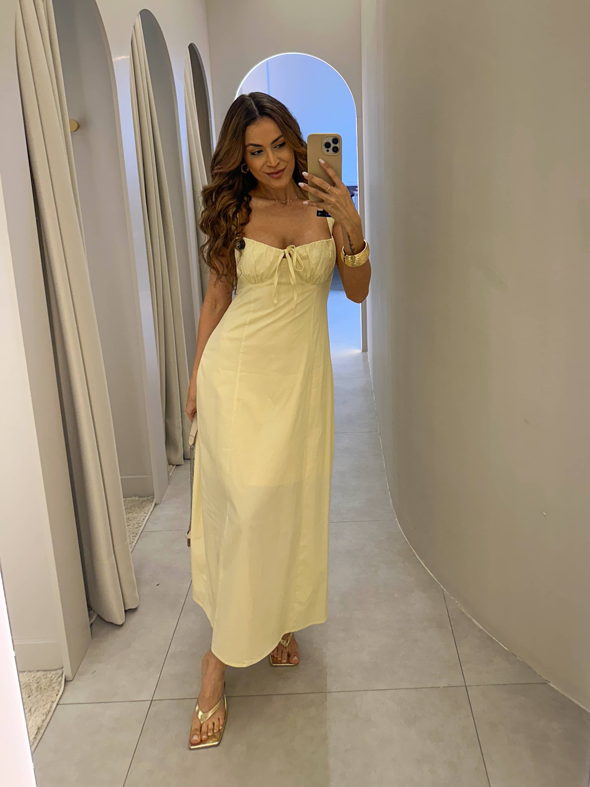 Vestido Amarelo Tity