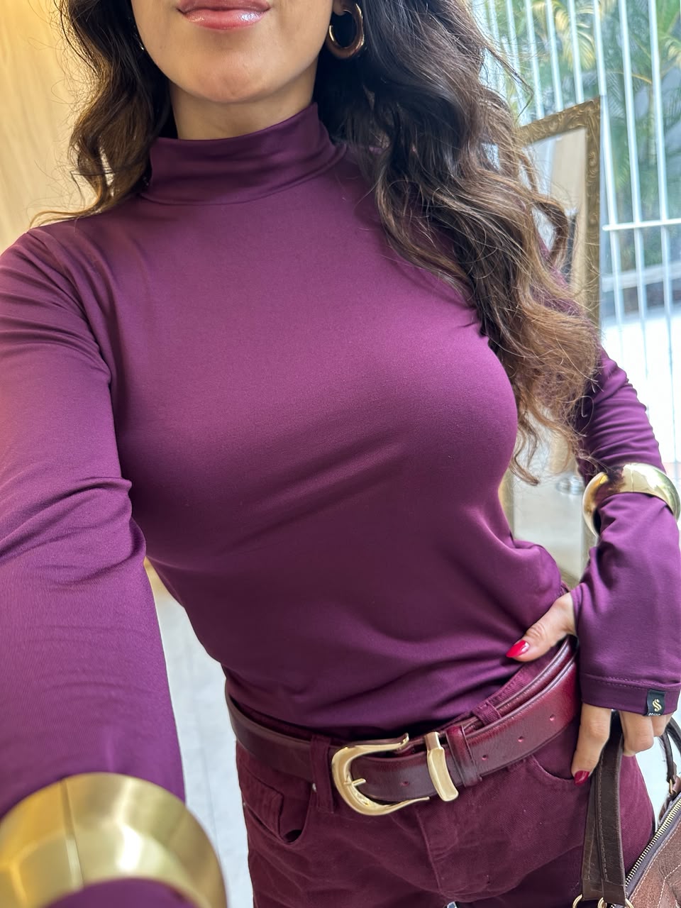 Blusa Térmica Natana Vinho
