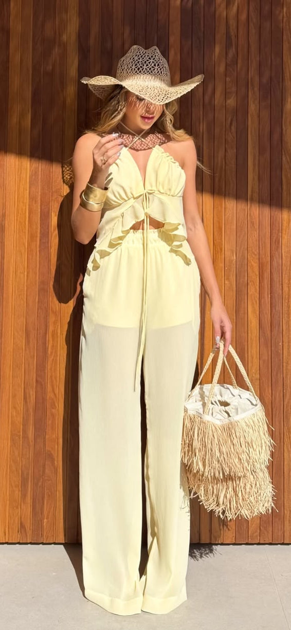 Conjunto Amarelo Heloisa