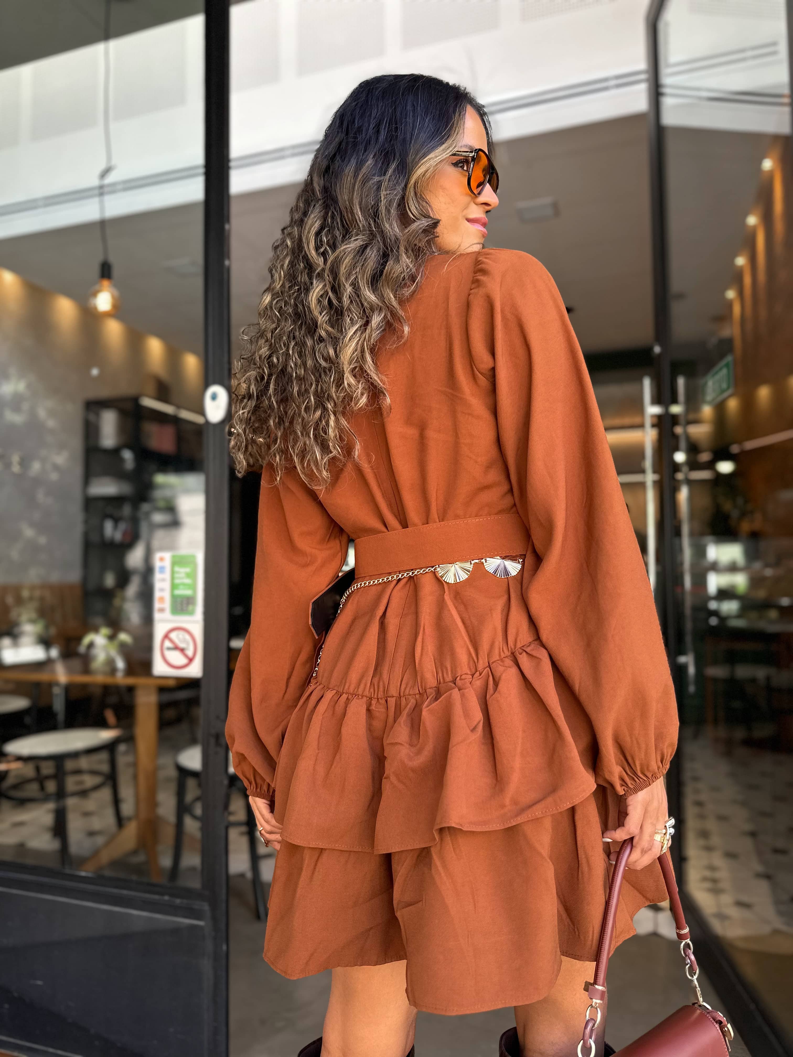 Vestido Marrom Eloá