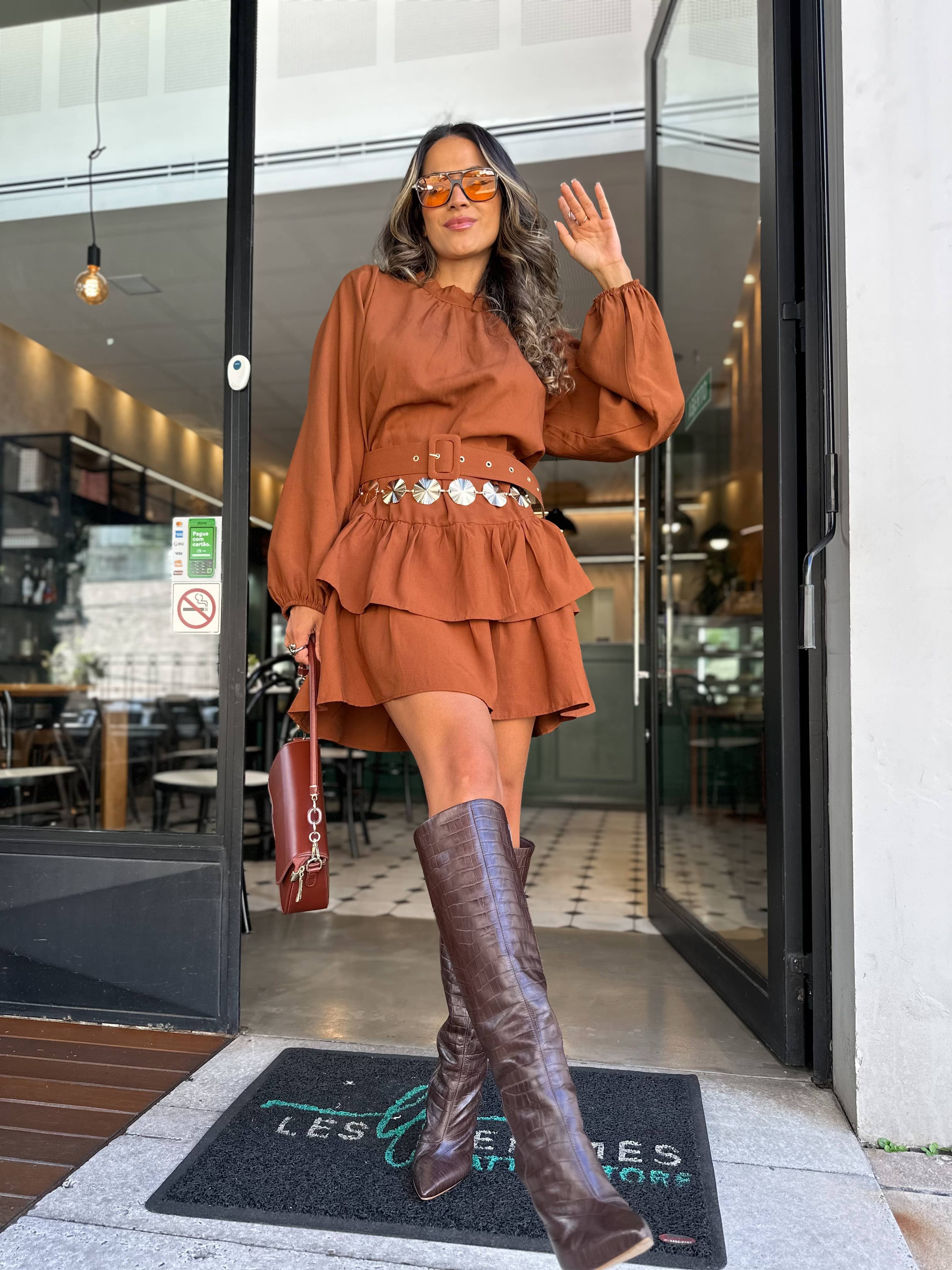 Vestido Marrom Eloá