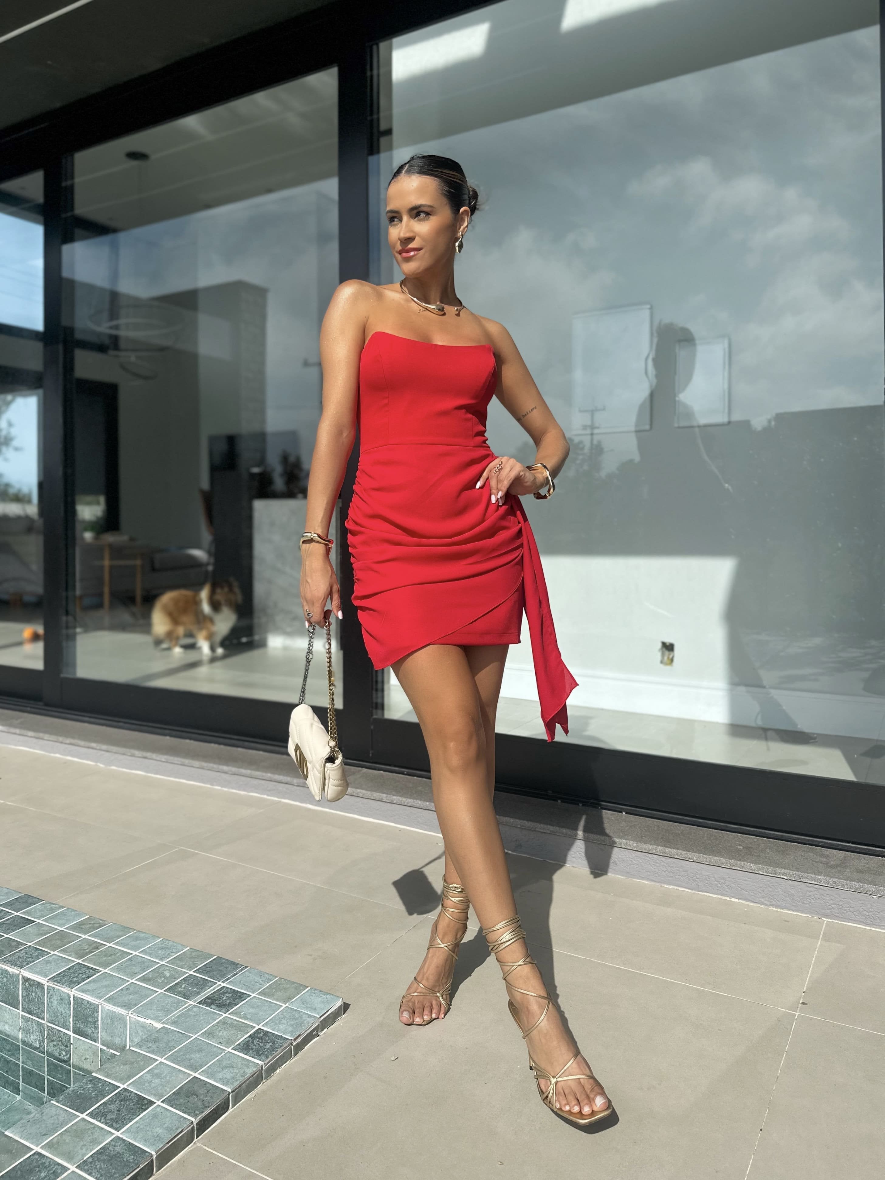 Vestido Vermelho Elsa