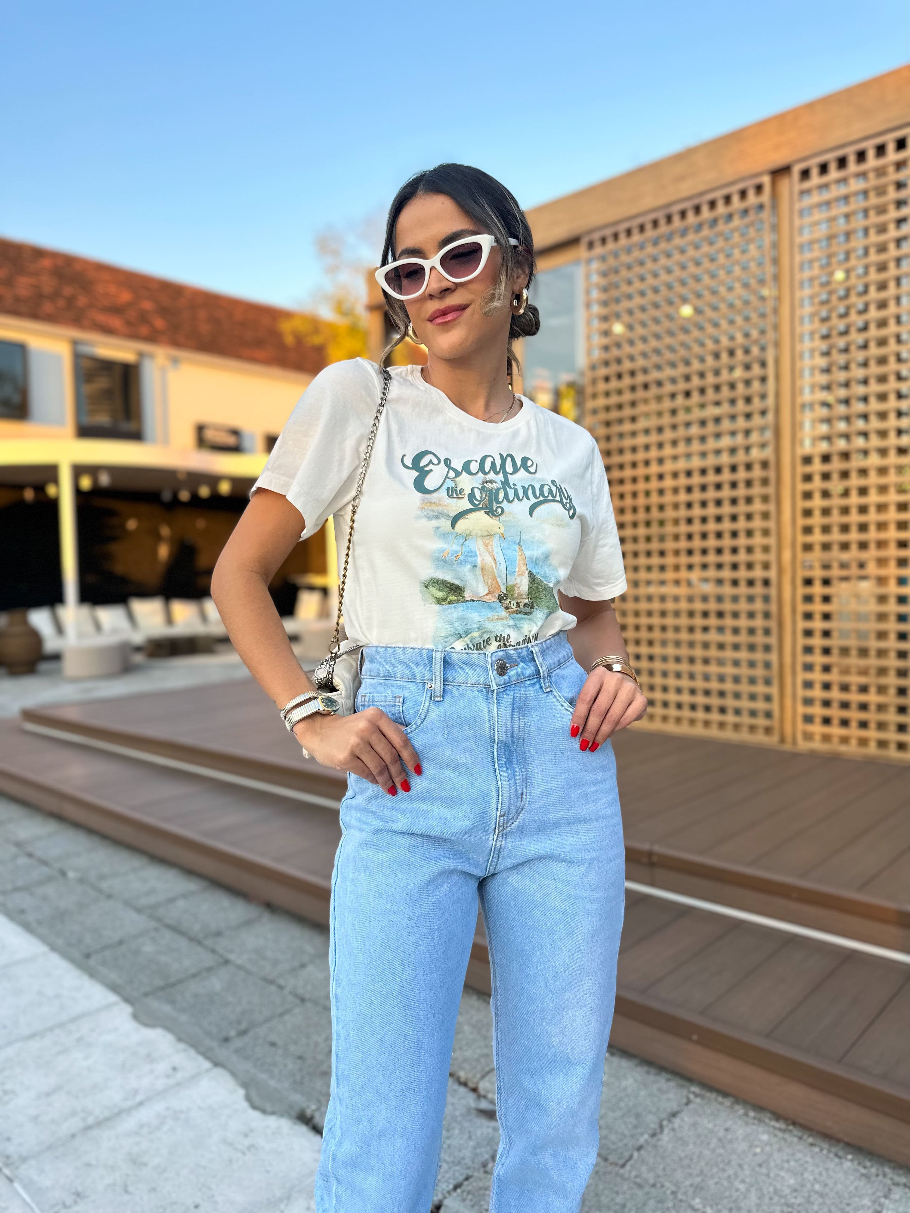 Calça Mom Luiza Clara