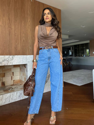 Calça Barrel Jeans Lyra