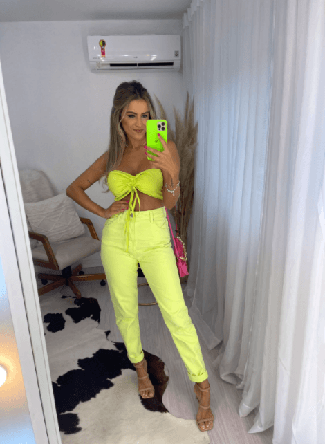 Calça Mom Gisa