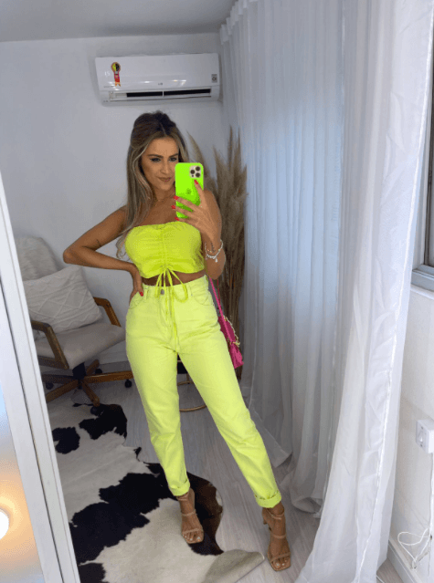 Calça Mom Gisa