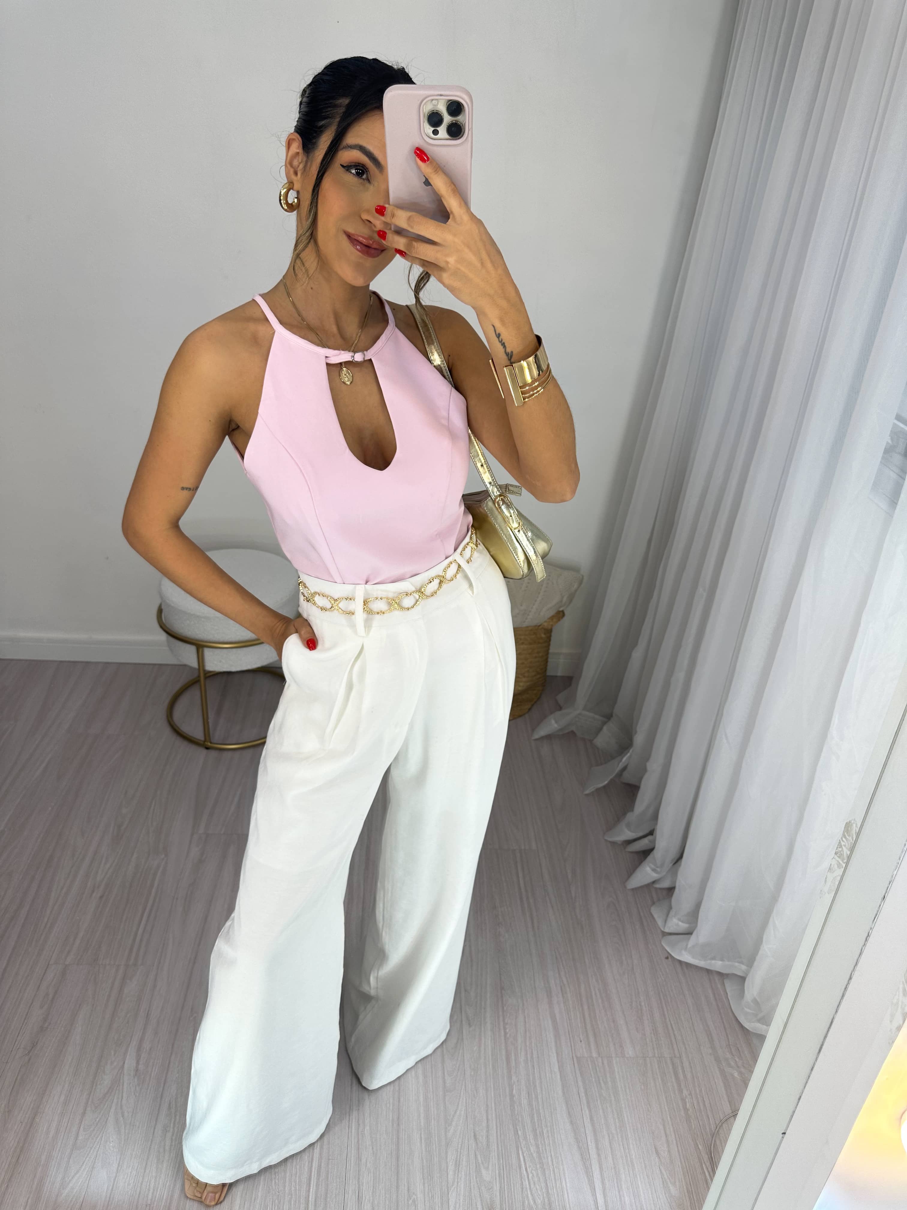 Blusa Talty Rosa Ballet