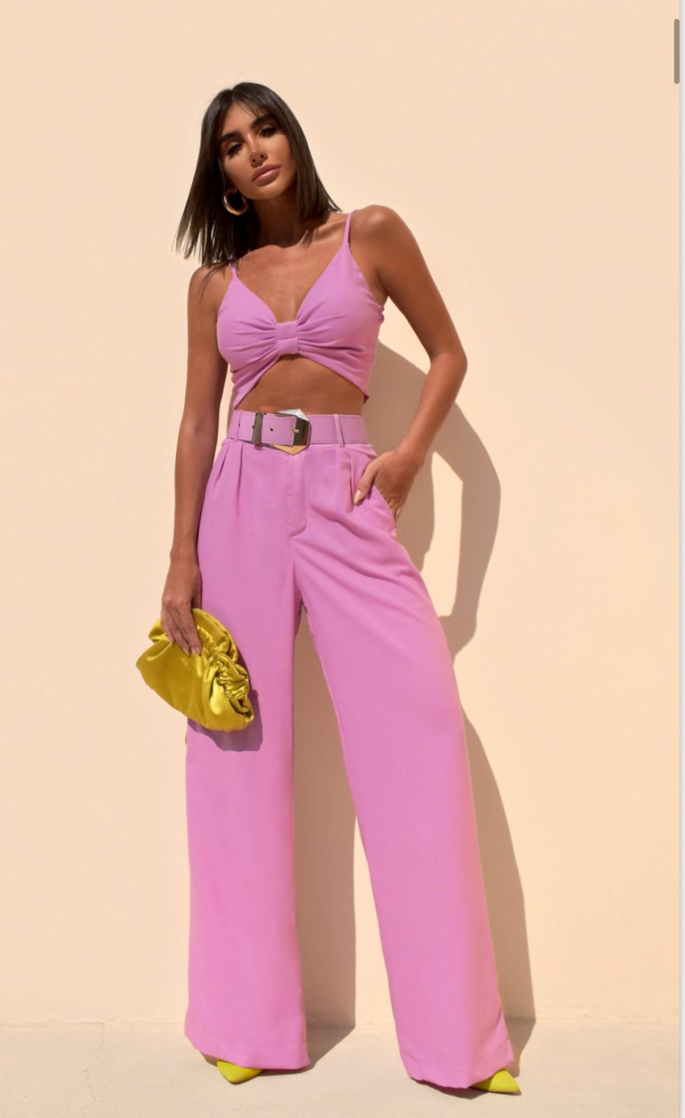 Top Linho Josi Lavanda