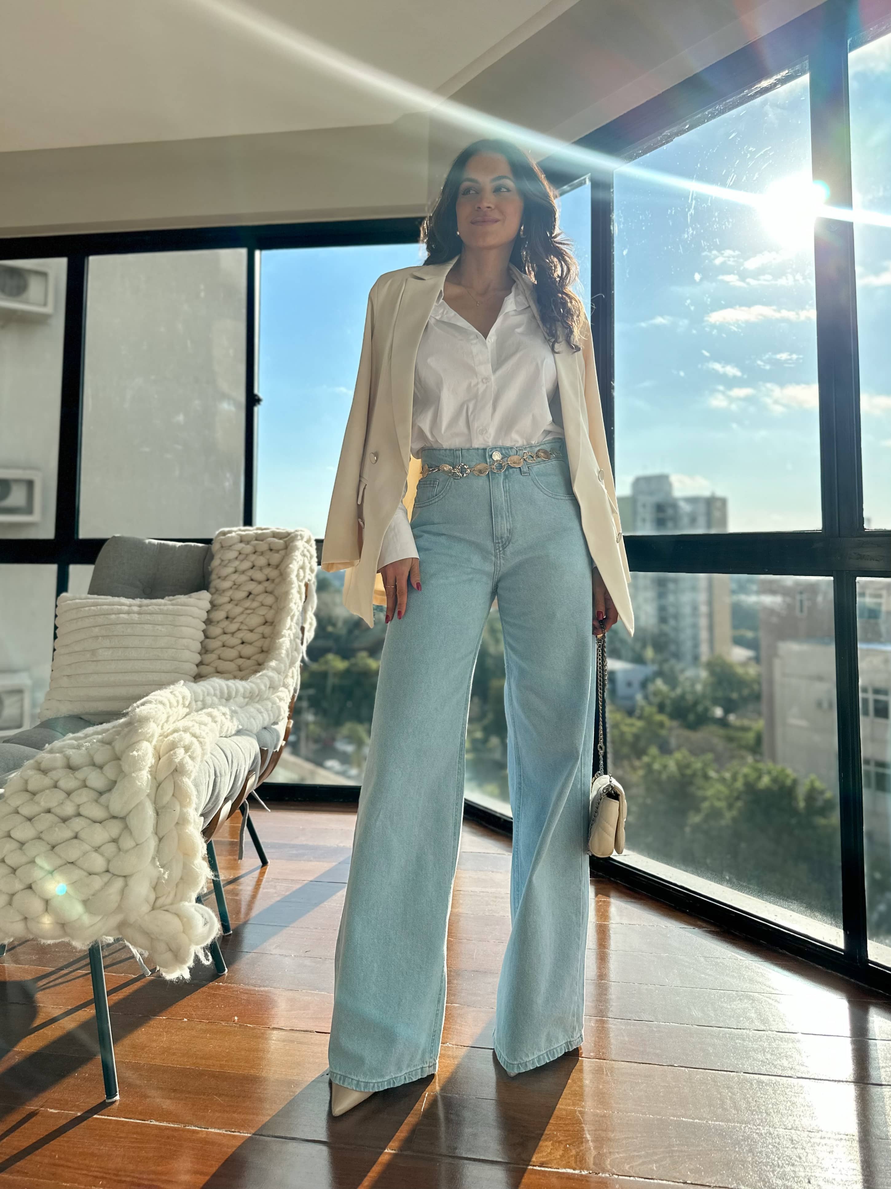 Calça Wide Leg Kally Clara