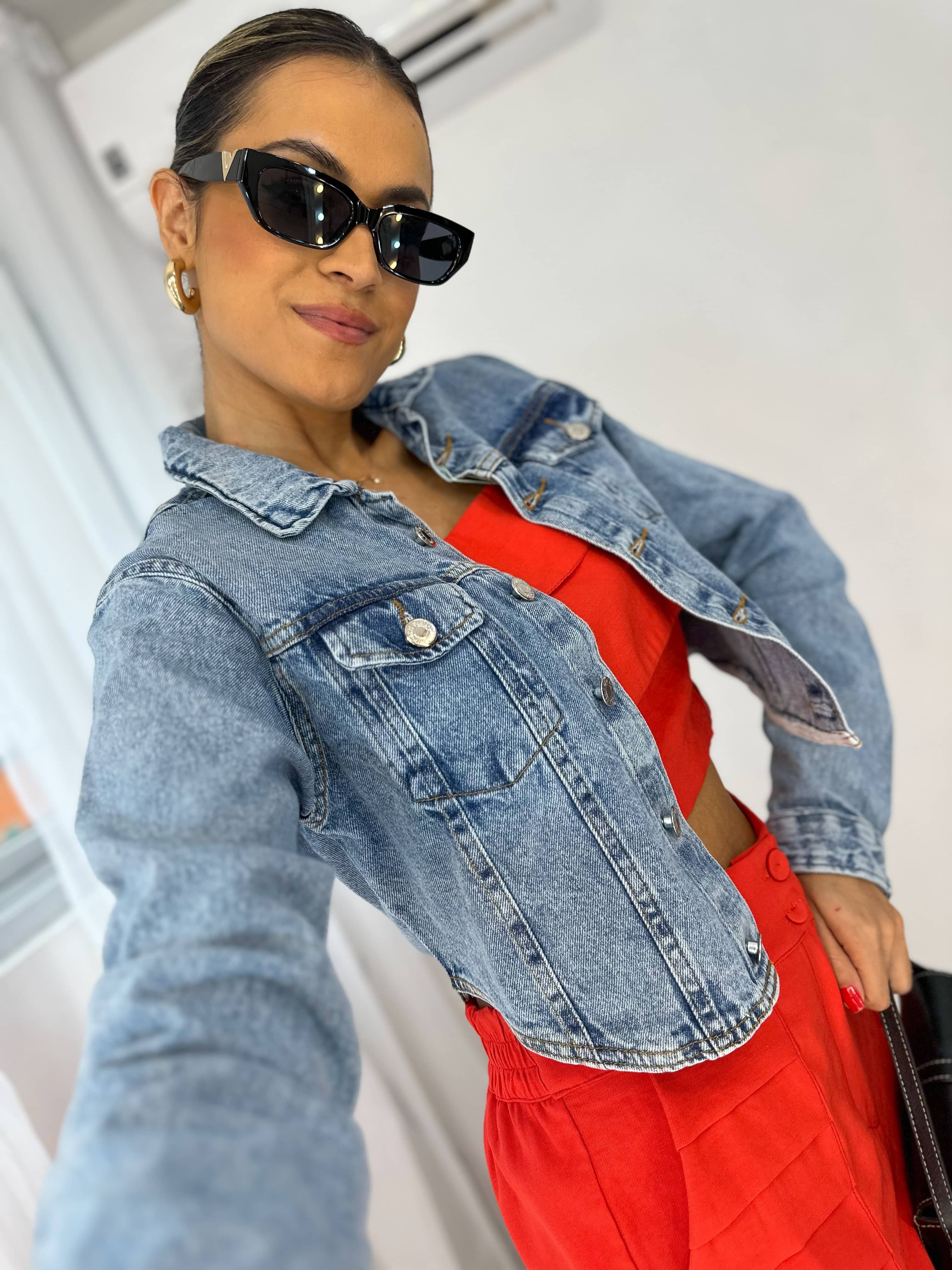 Jaqueta Jeans Karina